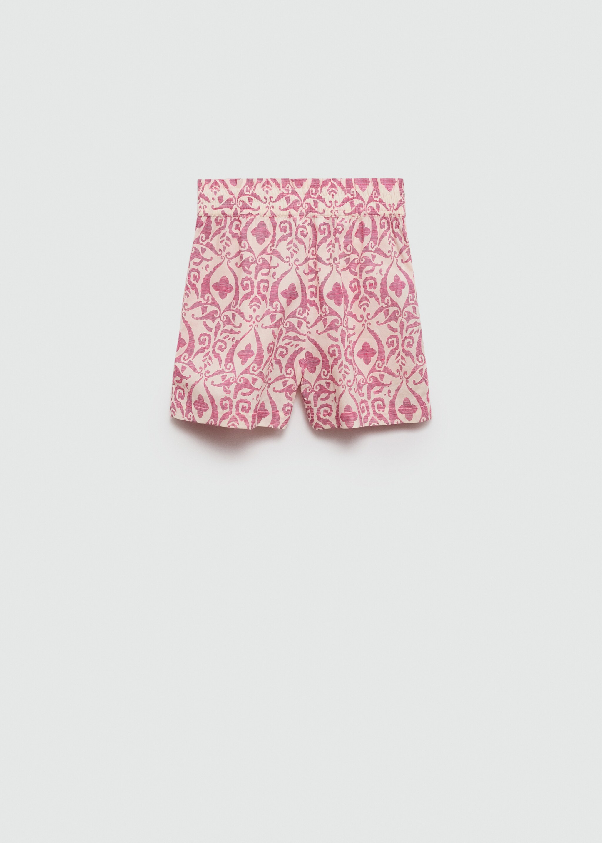 Short algodón estampado - Reverso del artículo