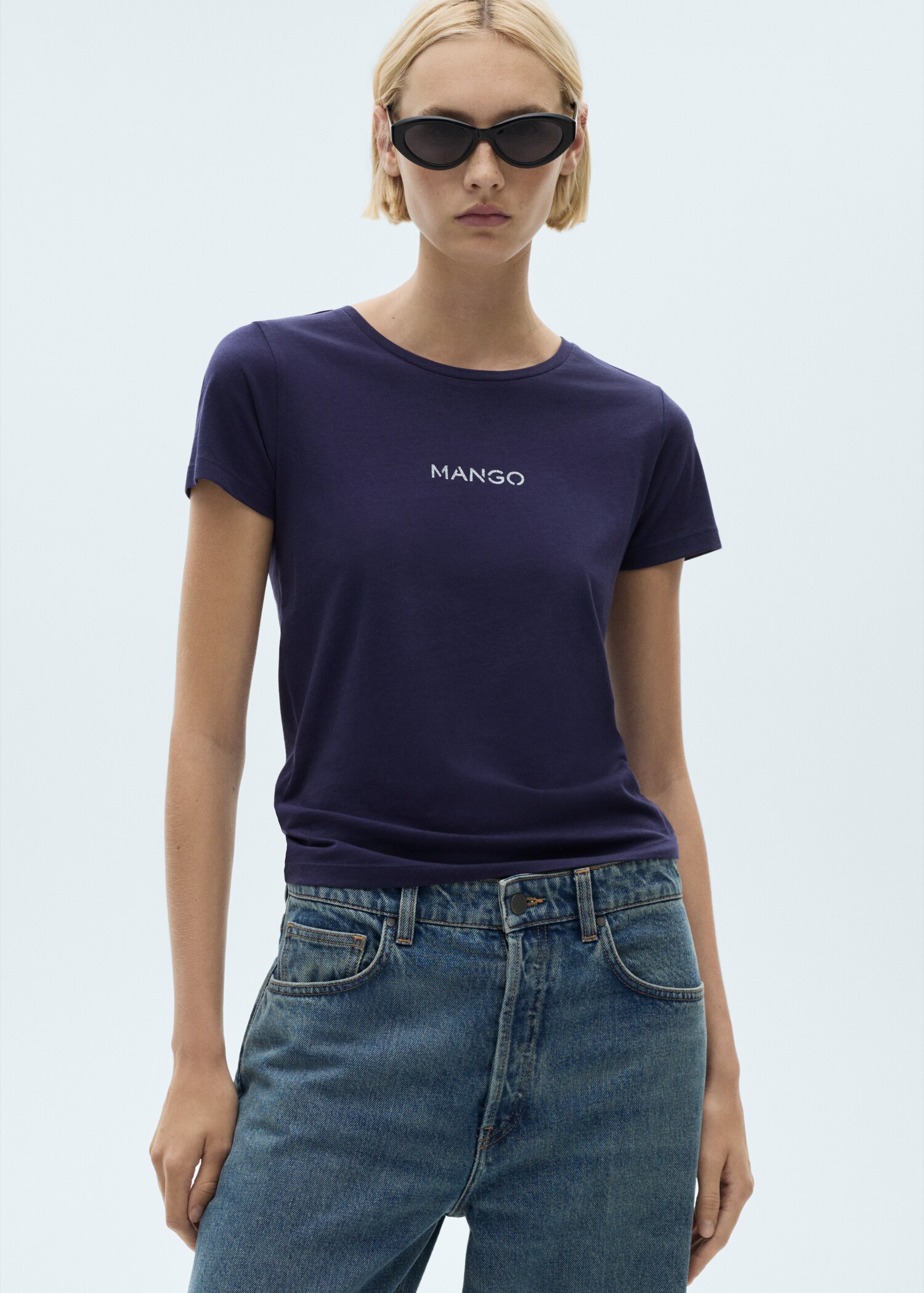 Logo cotton T-shirt - Medium plane