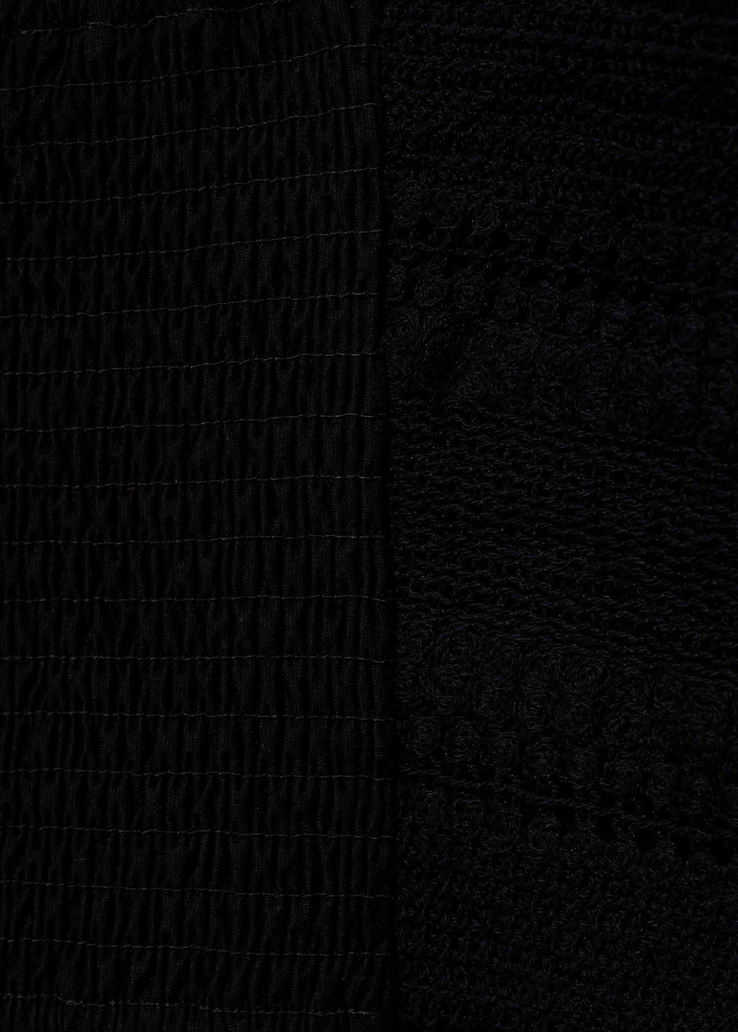 Textured crop top - Details of the article 0
