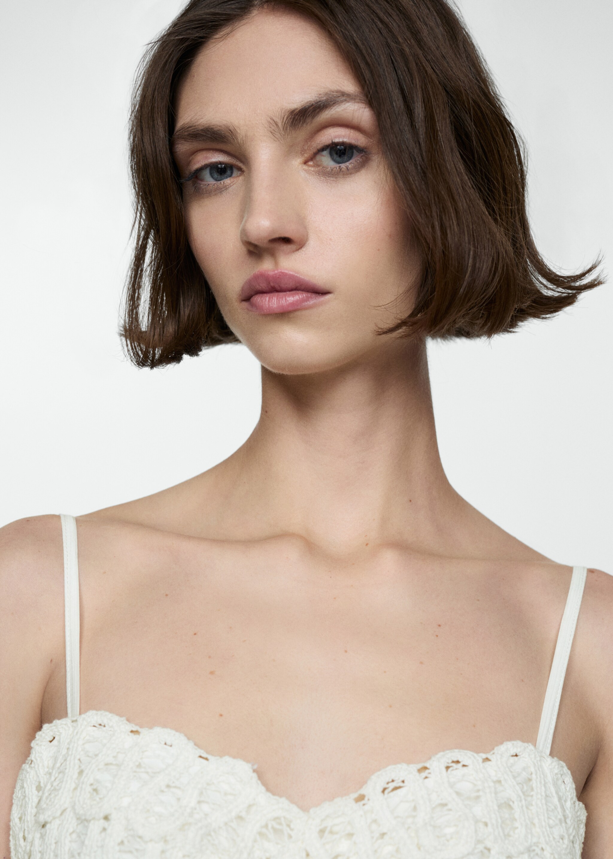 Embroidered detail dress - Details of the article 1