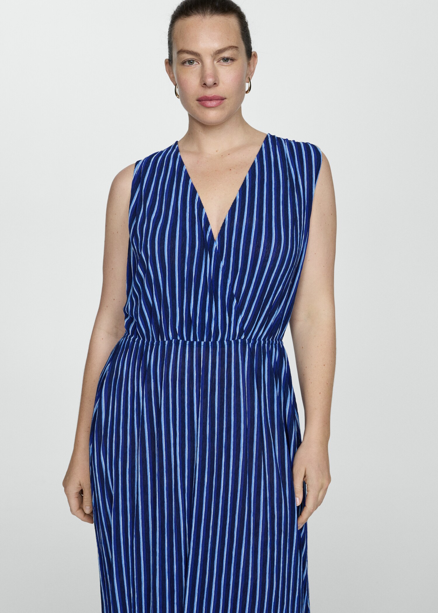 Vestido estampado rayas lazo - Detalle del artículo 5