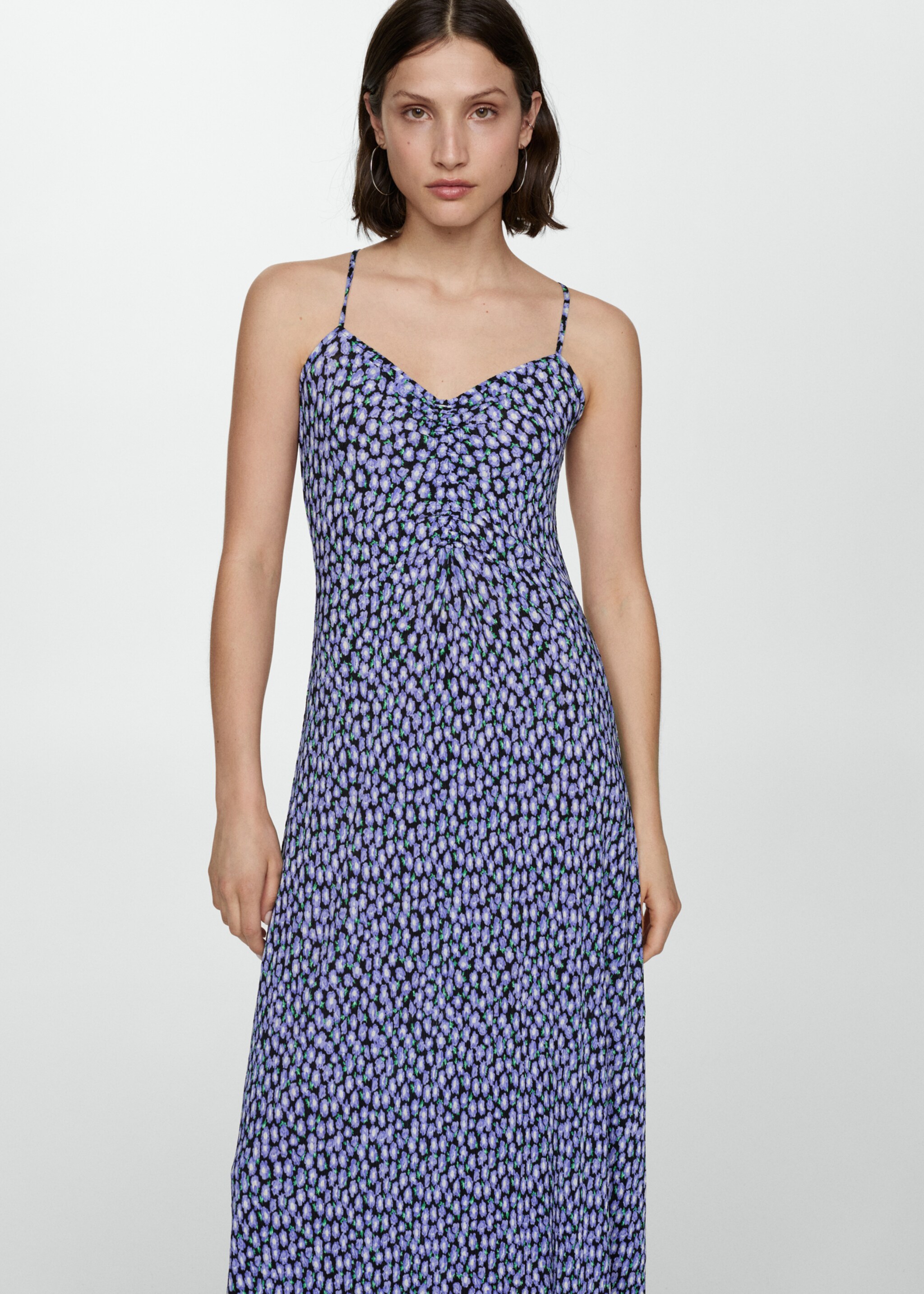 Long printed dress - Medium plane