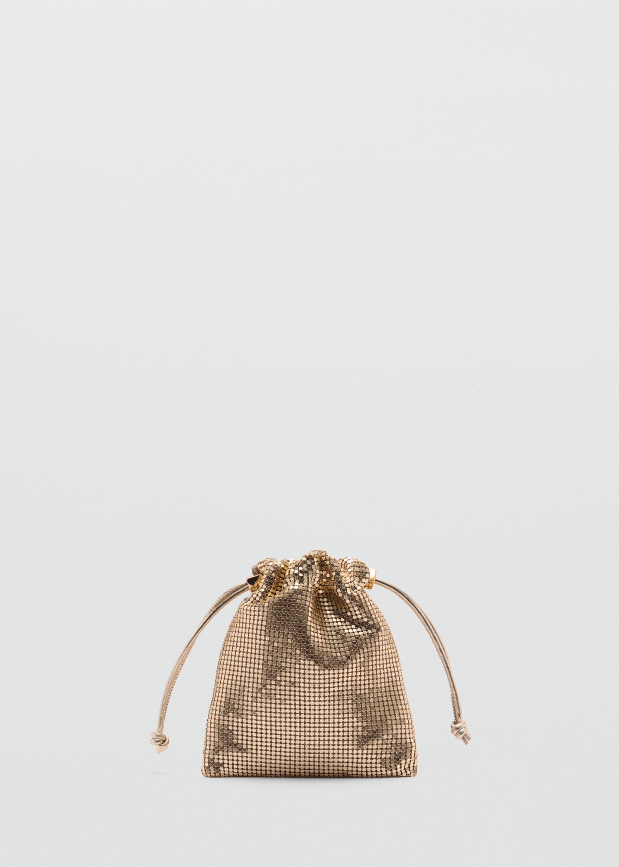 Sequin handbag - Article without model, Gold. Ref: 77020366-00.