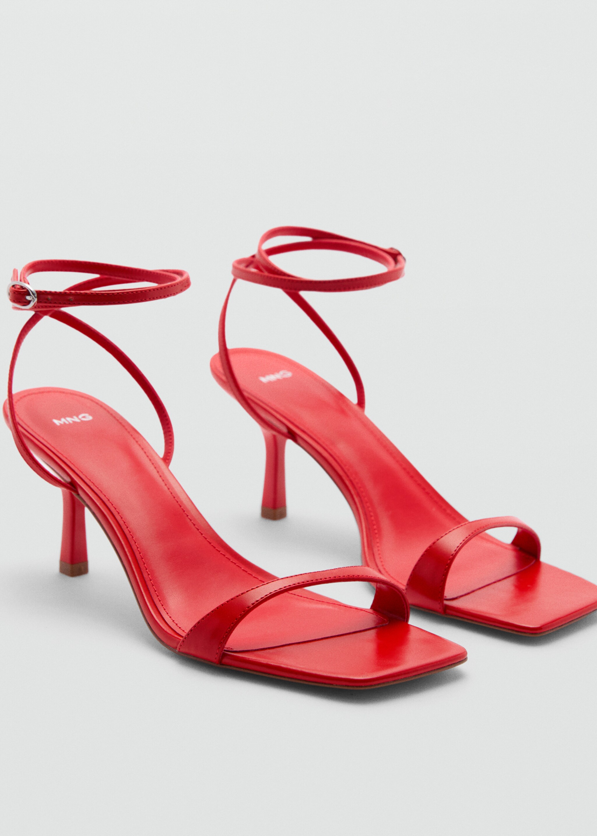 Strappy heeled sandals - Medium plane