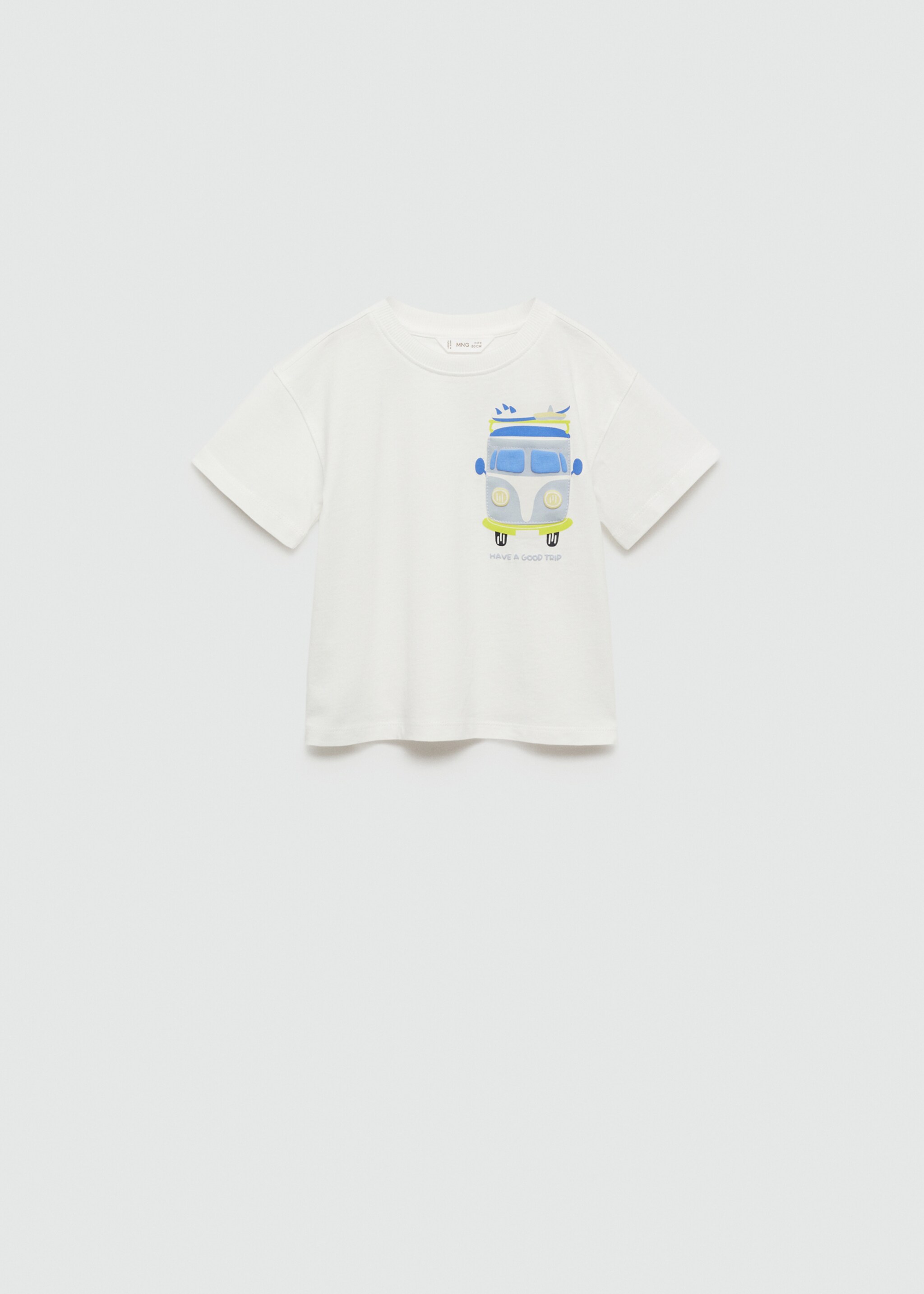 Katoenen T-shirt met print - Artikel zonder model