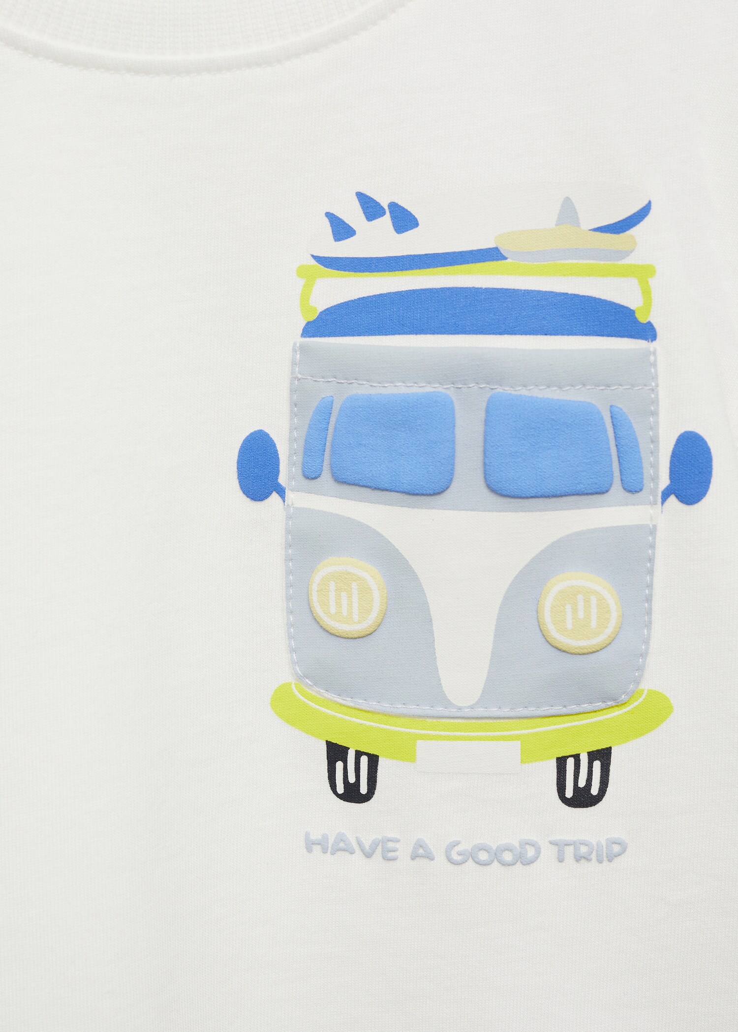 Tryckt bomull-blandning t-shirt - Detaljer om artikeln 8