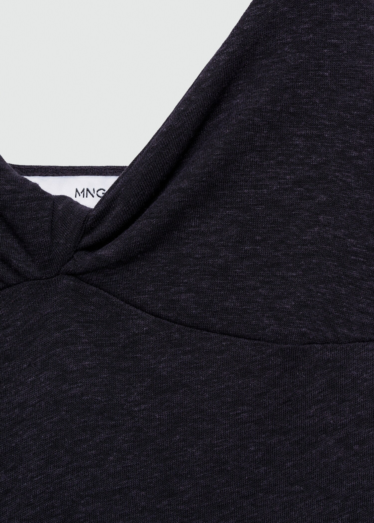 Linen dress with knot detail - Details of the article 8