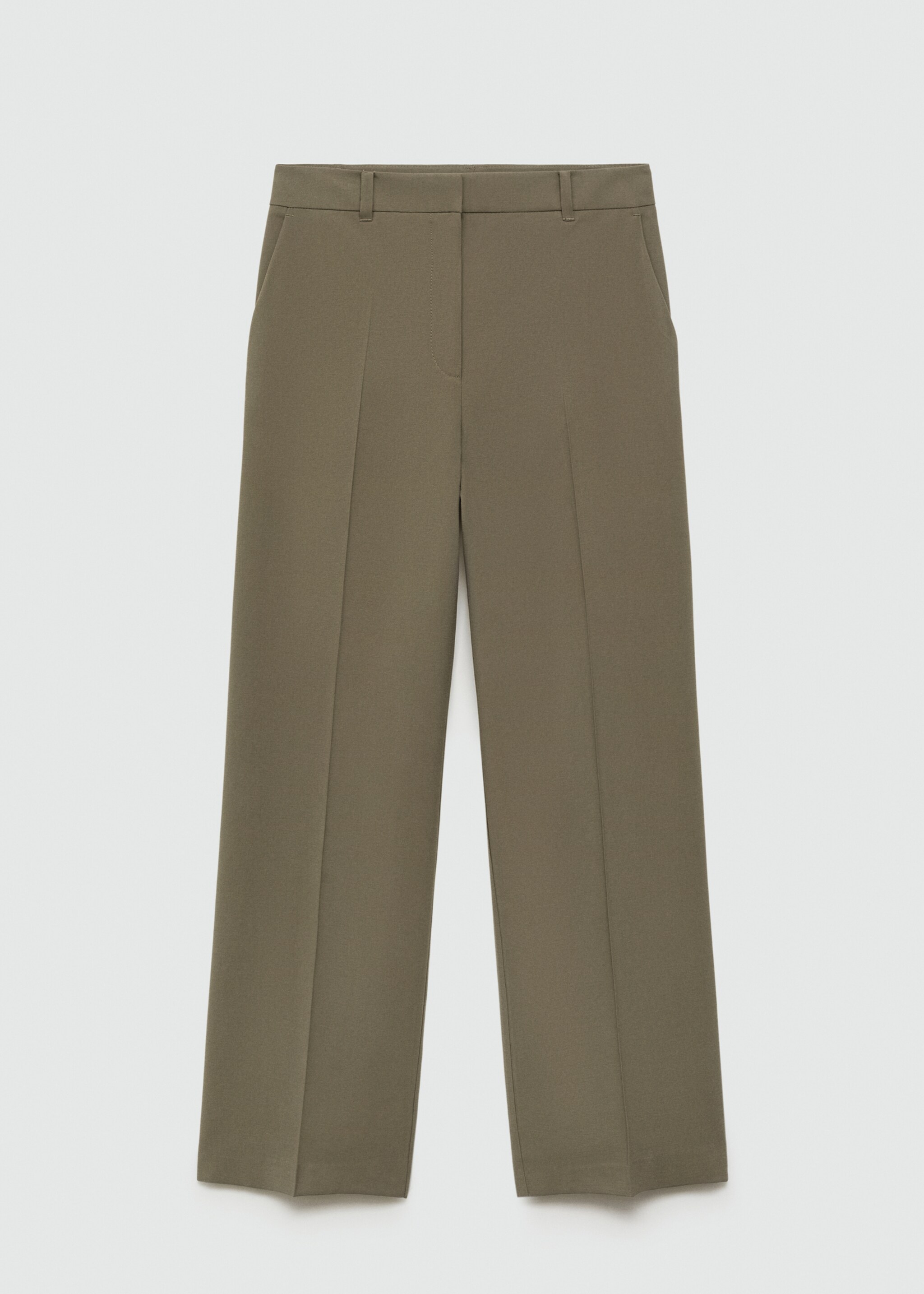 Pantalons pinces wideleg - Article sense model, Caqui. Ref: 77020374-00.