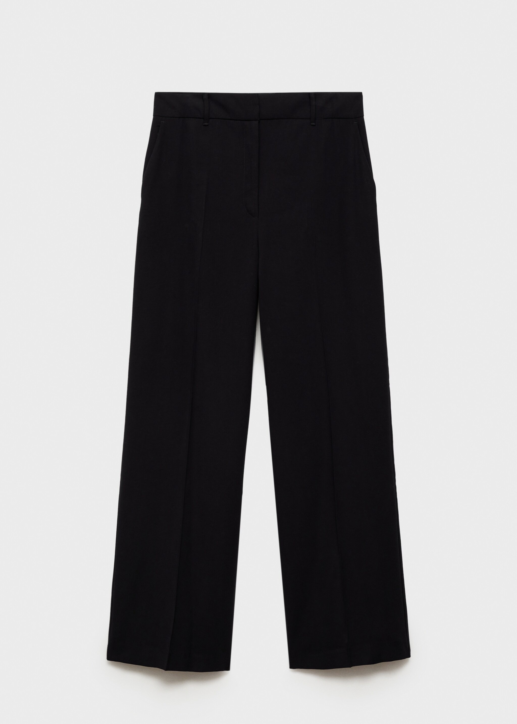Pantalons pinces wideleg - Article sense model, Negre. Ref: 77020374-00.