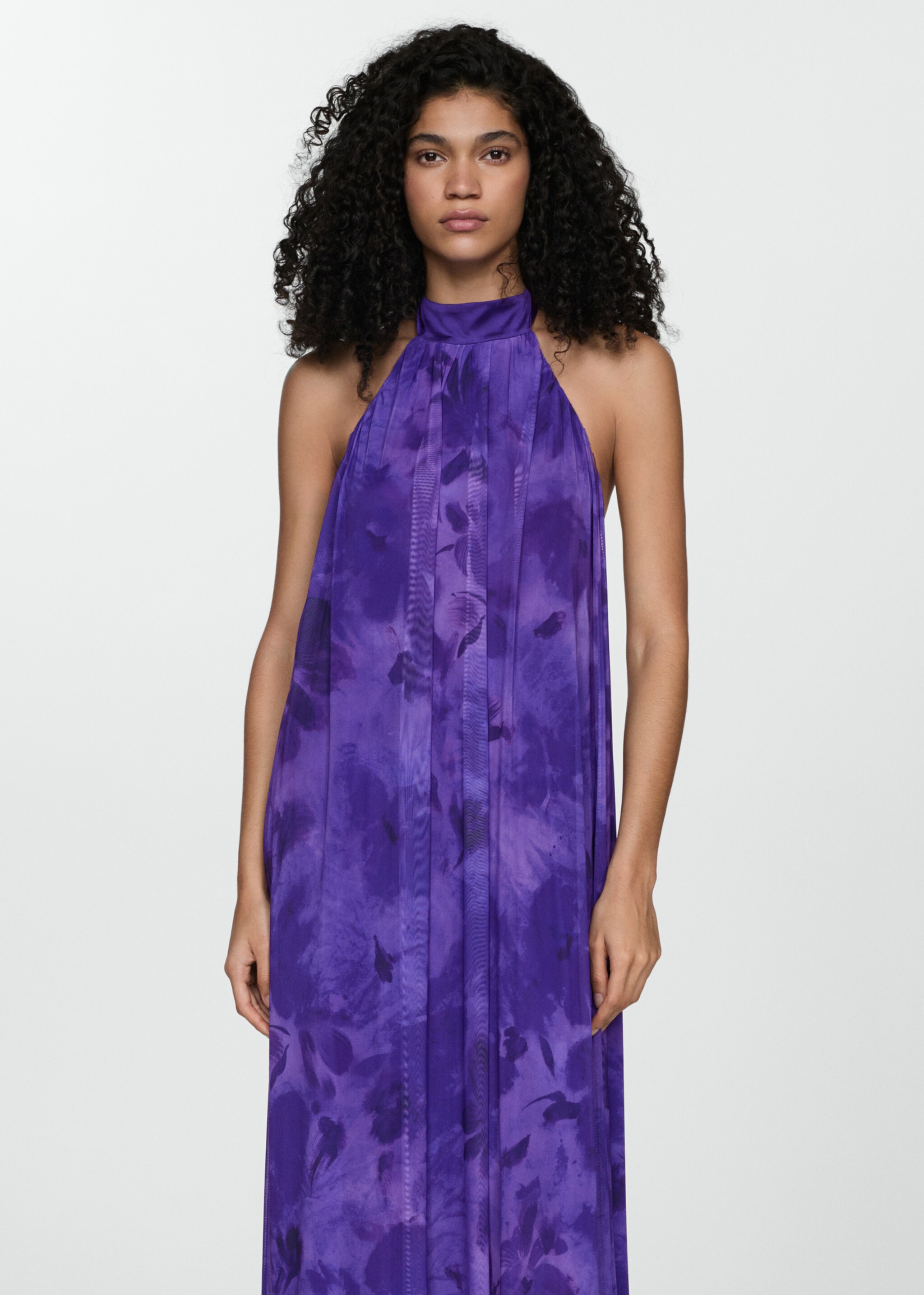 Vestit nit halter estampat - Pla mig, Morat. Ref: 77020377-00.