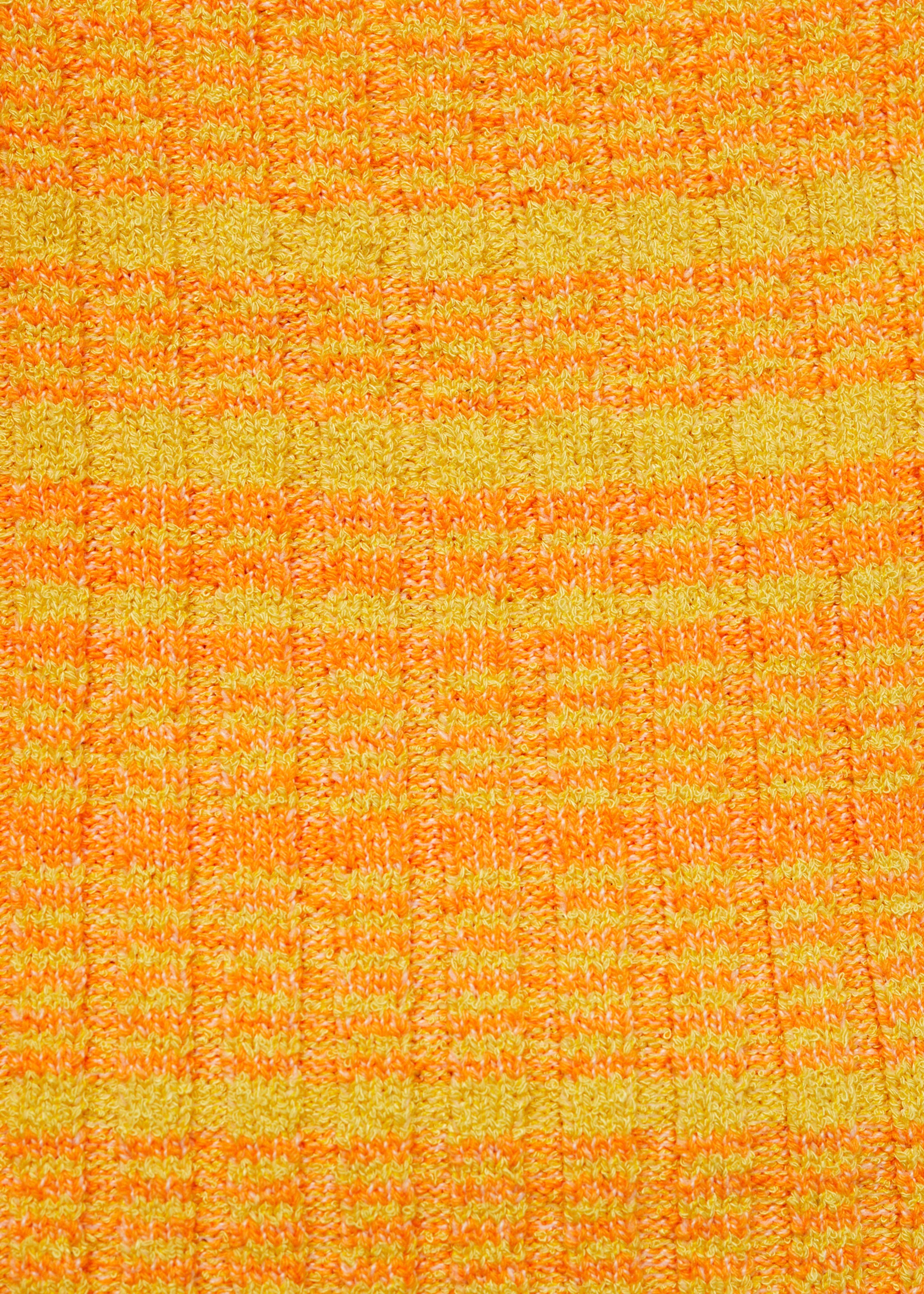 Knit asymmetric top - Details of the article 0, Yellow. Ref: 77020381-00.