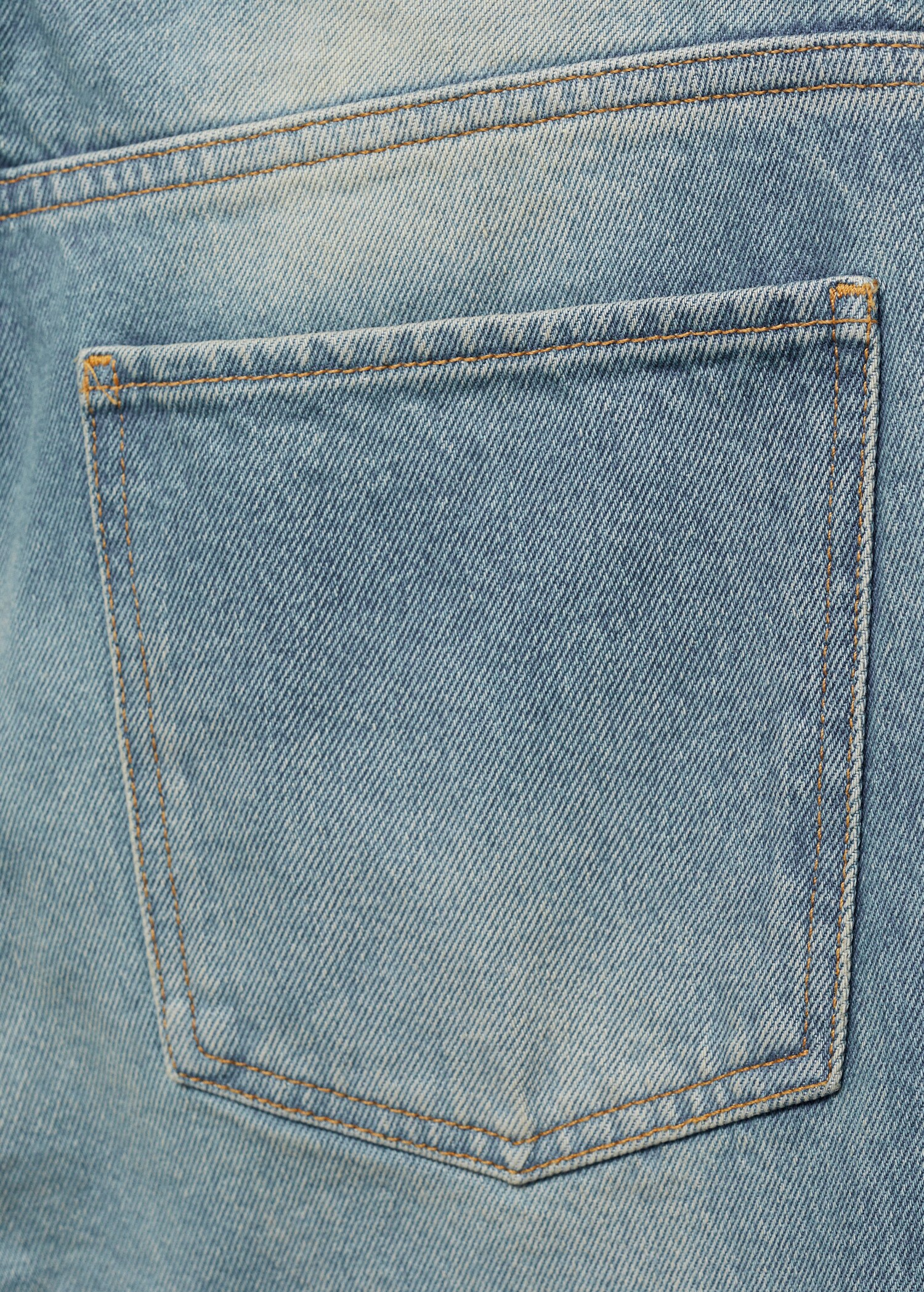 Loose denim shorts - Details of the article 0