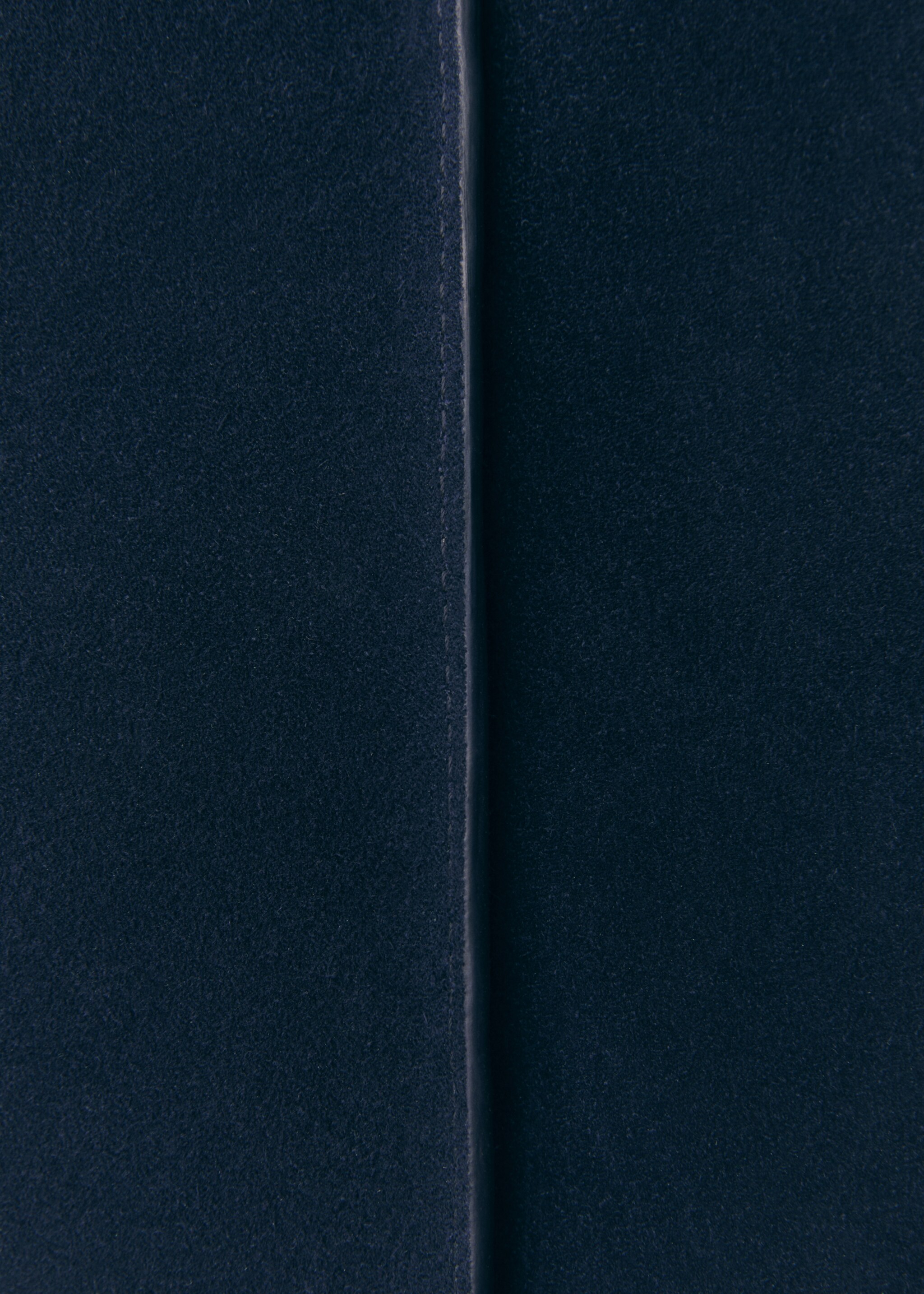 Leather shopper bag - Details of the article 2, Dark Navy. Ref: 77020389-00.