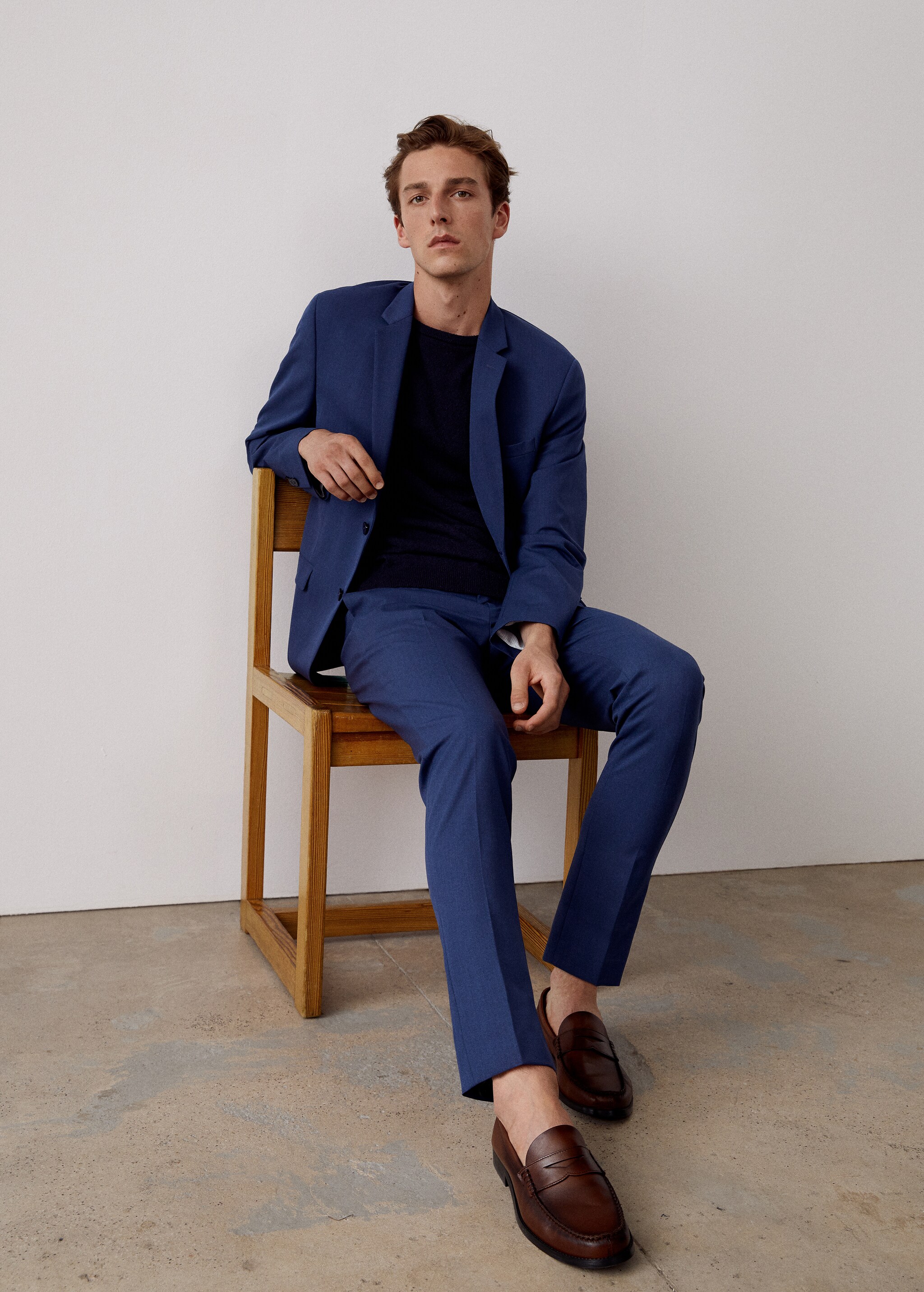Super slim fit suit trousers - Details of the article 6