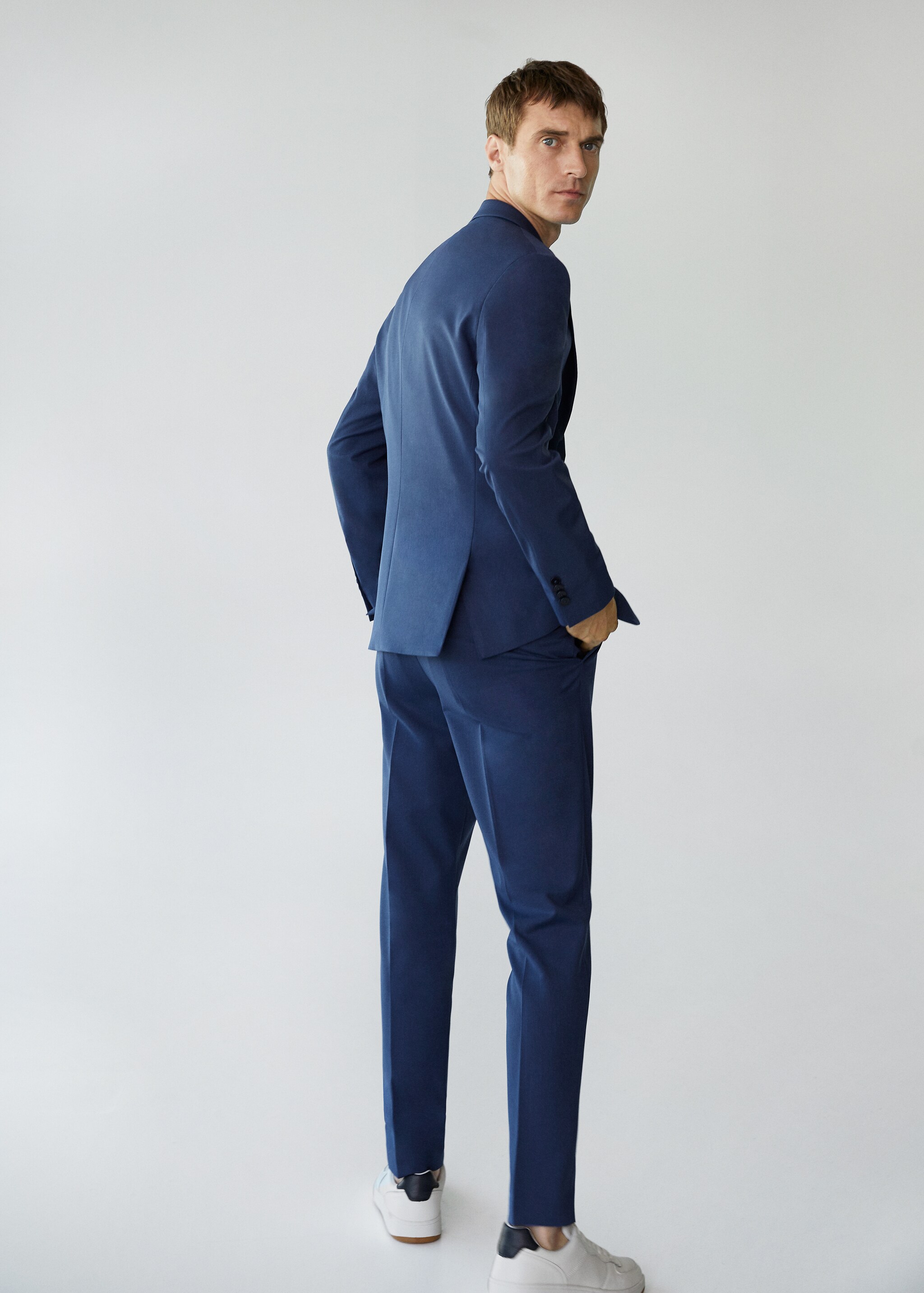 Super slim fit suit trousers - Reverse of the article