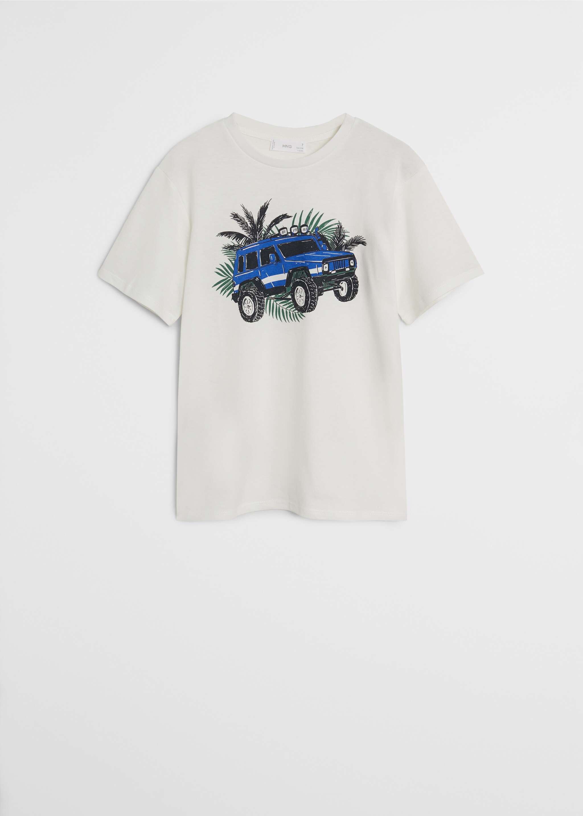 Organic printed cotton t-shirt - Article without model