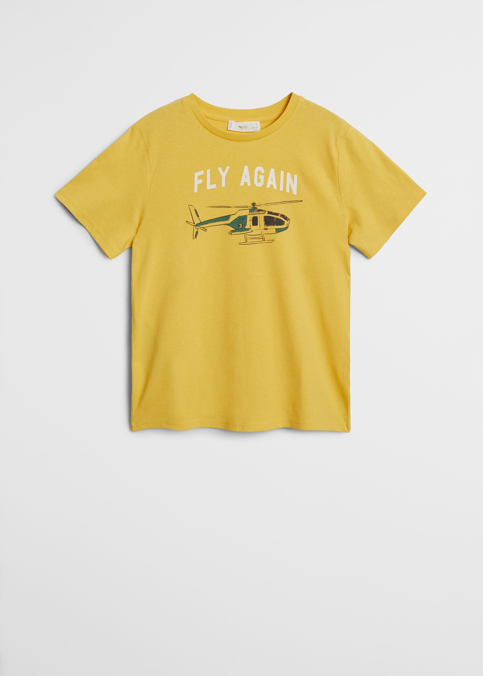 Organic printed cotton t-shirt - Article without model