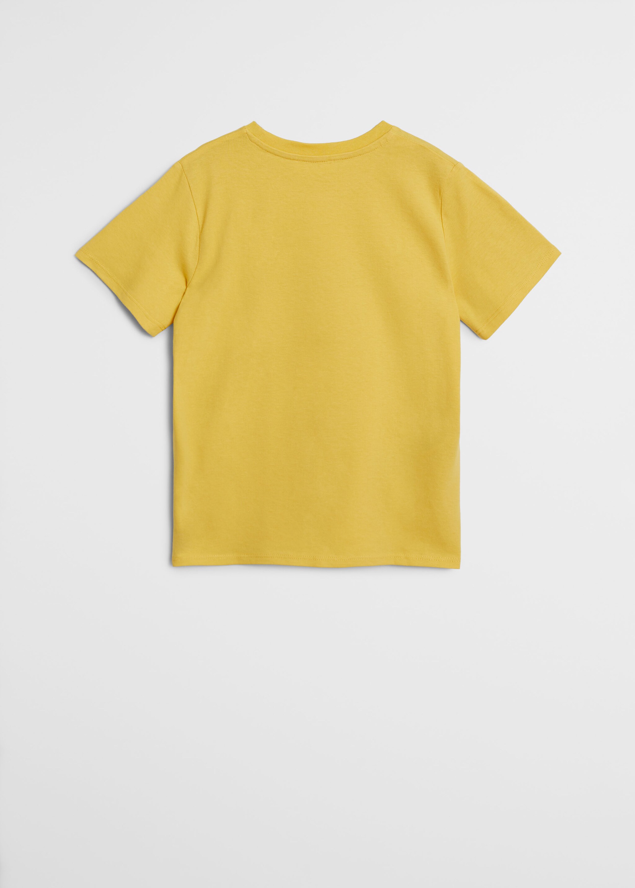 Organic printed cotton t-shirt - Reverse of the article