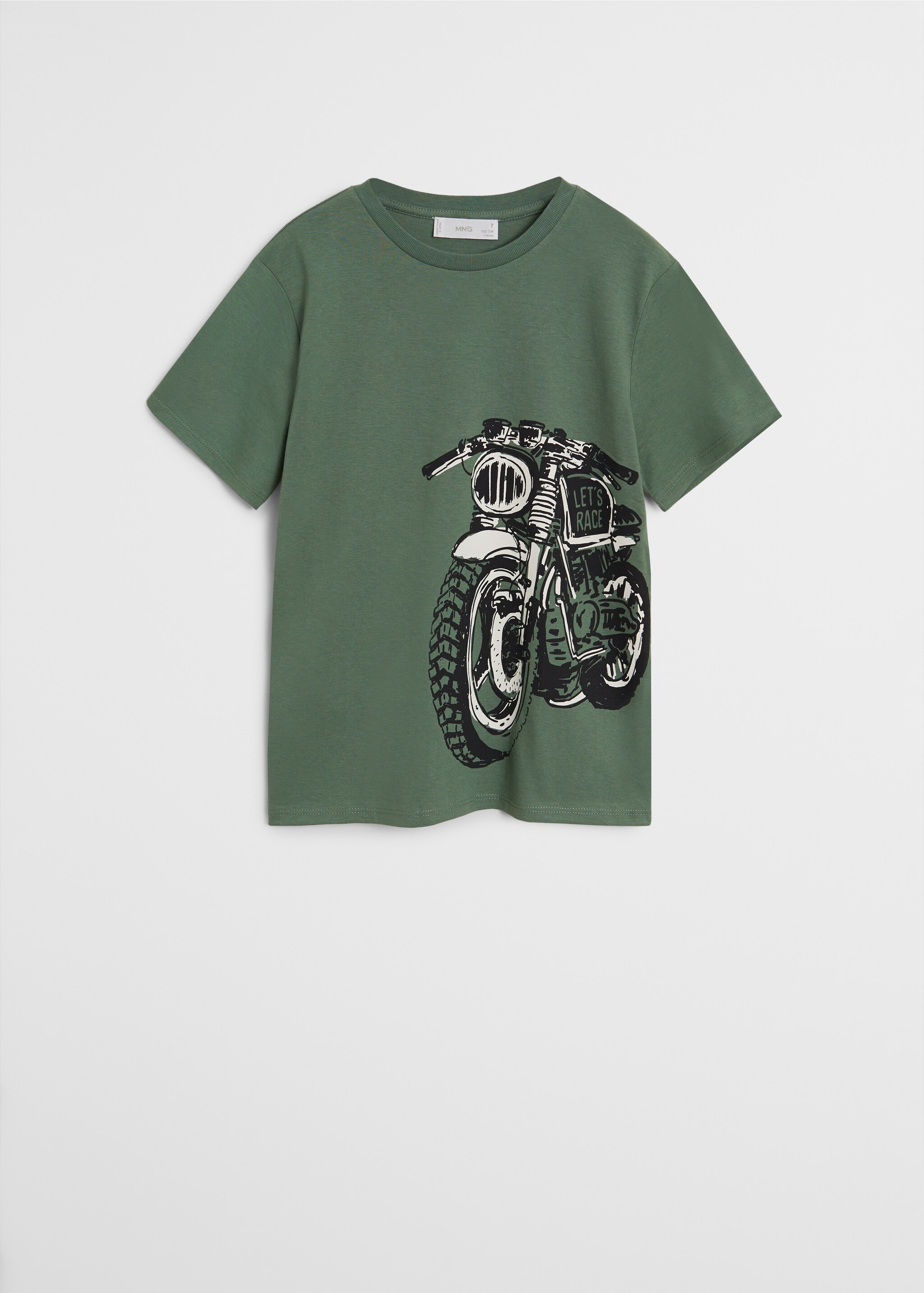 Organic printed cotton t-shirt - Article without model