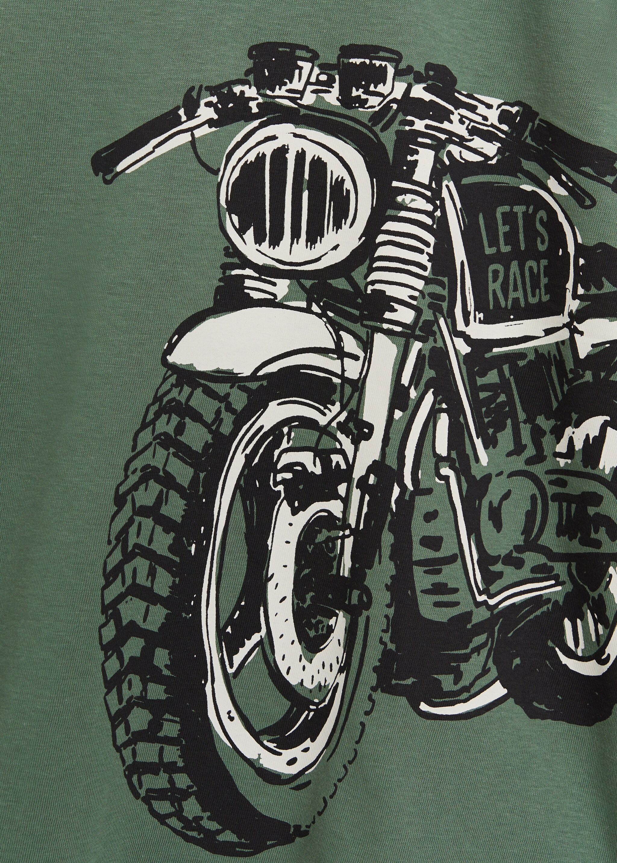 Organic printed cotton t-shirt - Details of the article 8