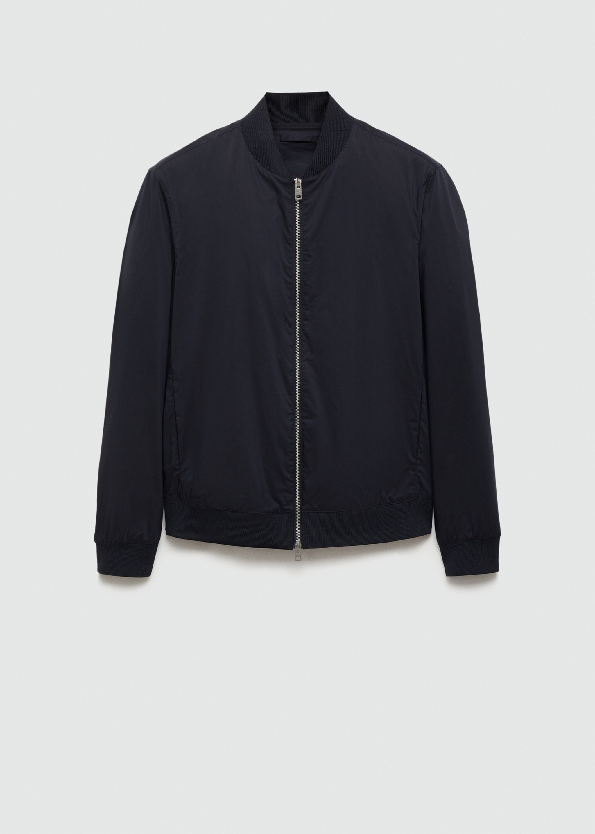 Bomber jacket with zip - Article without model, Dark Navy. Ref: 77020564-00.