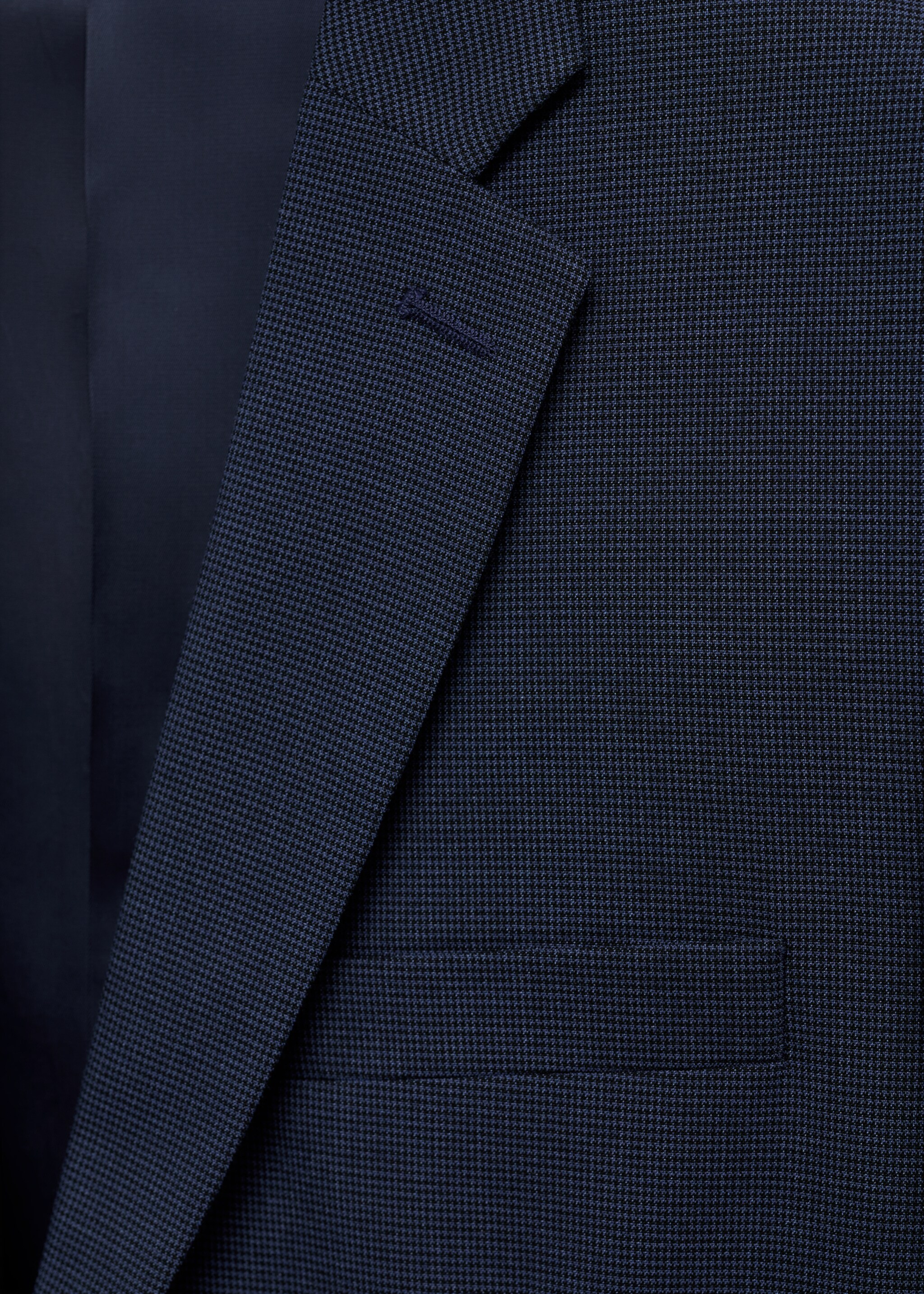 Americana traje París super slim fit - Detalle del artículo 8, Azul tinta. Ref: 77020572-00.