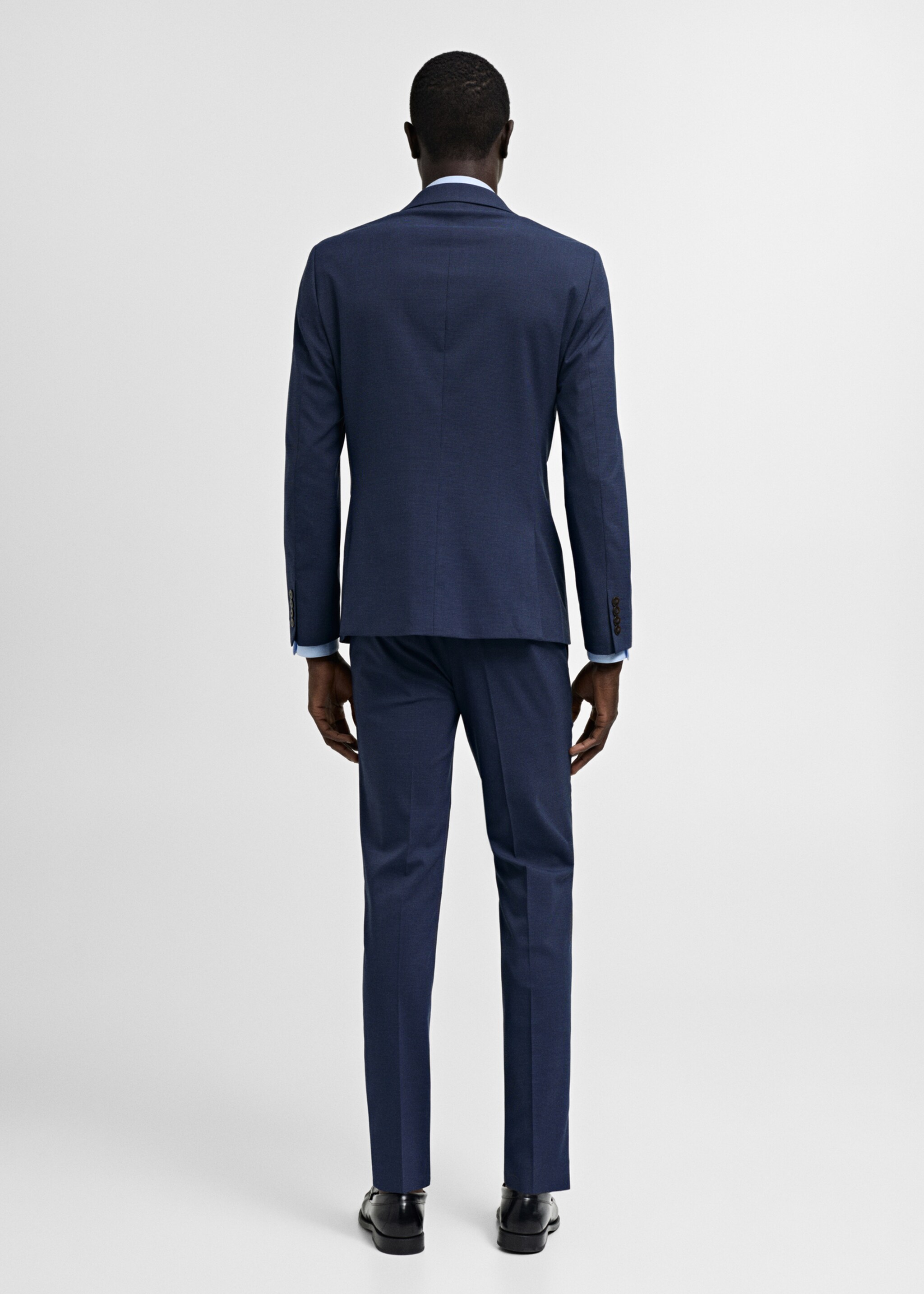 Americana traje París super slim fit - Reverso del artículo, Azul tinta. Ref: 77020572-00.