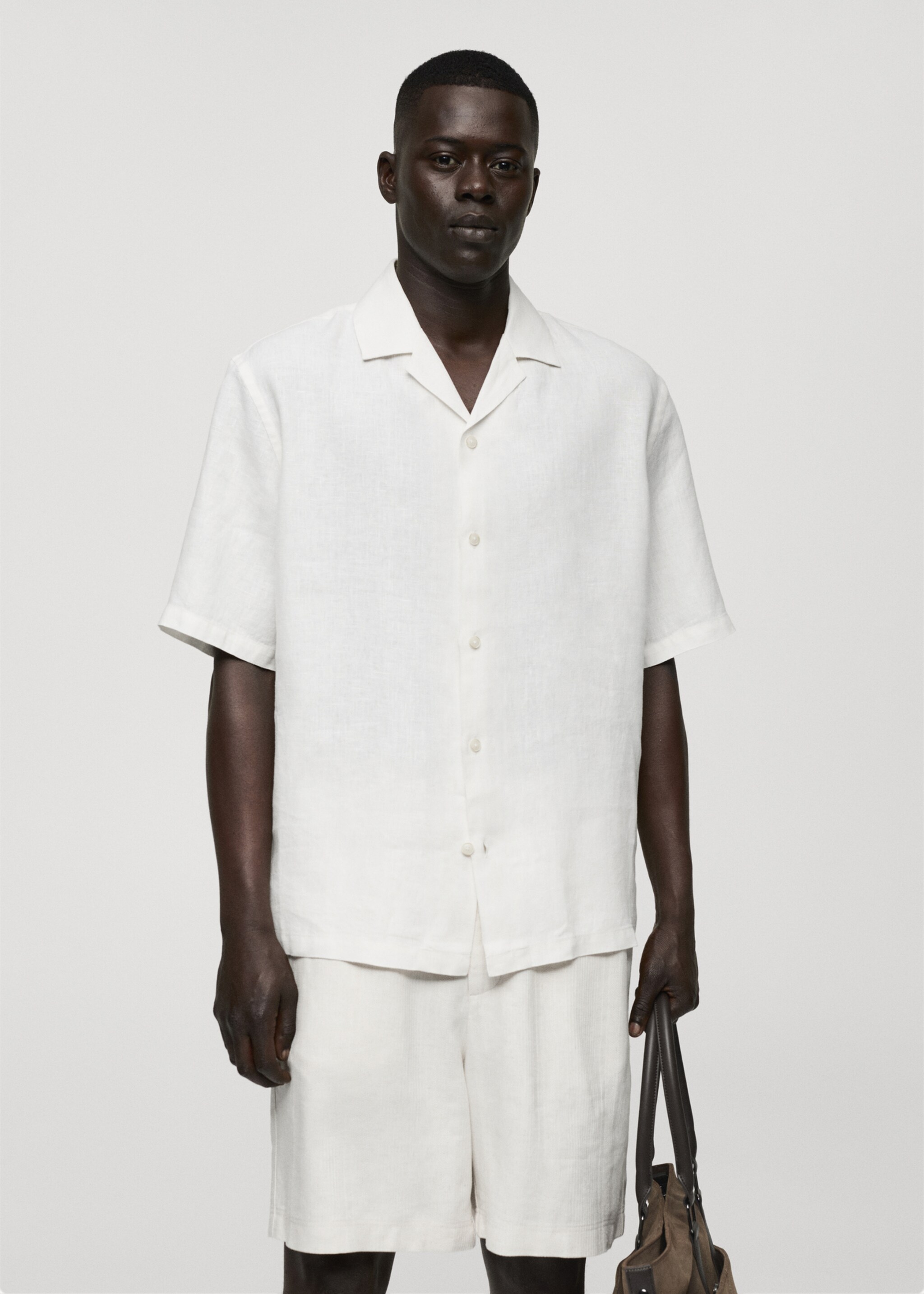 Chemise regular fit 100 % lin - Plan moyen