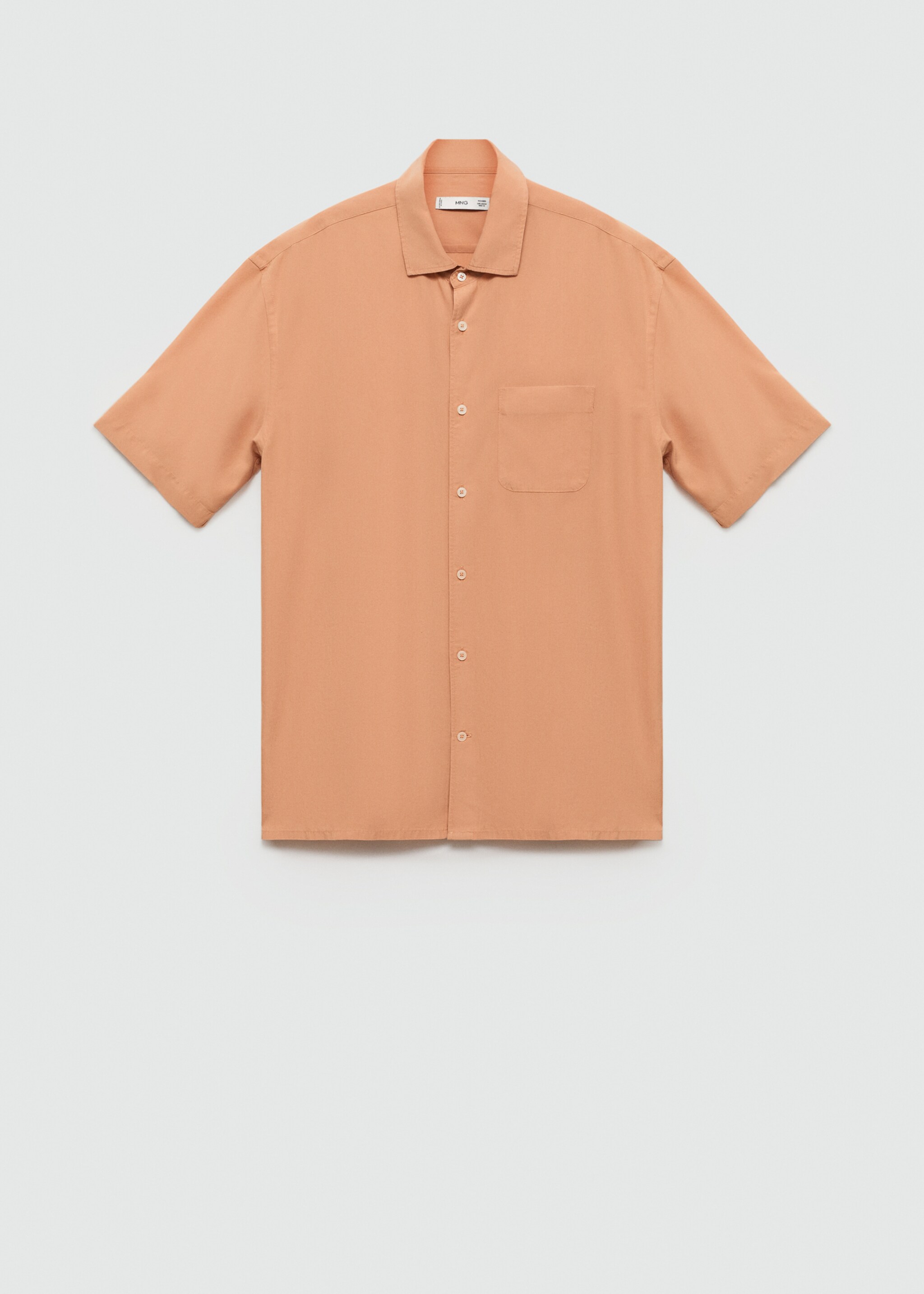Relaxed-fit 100% Tencel shirt - Article without model