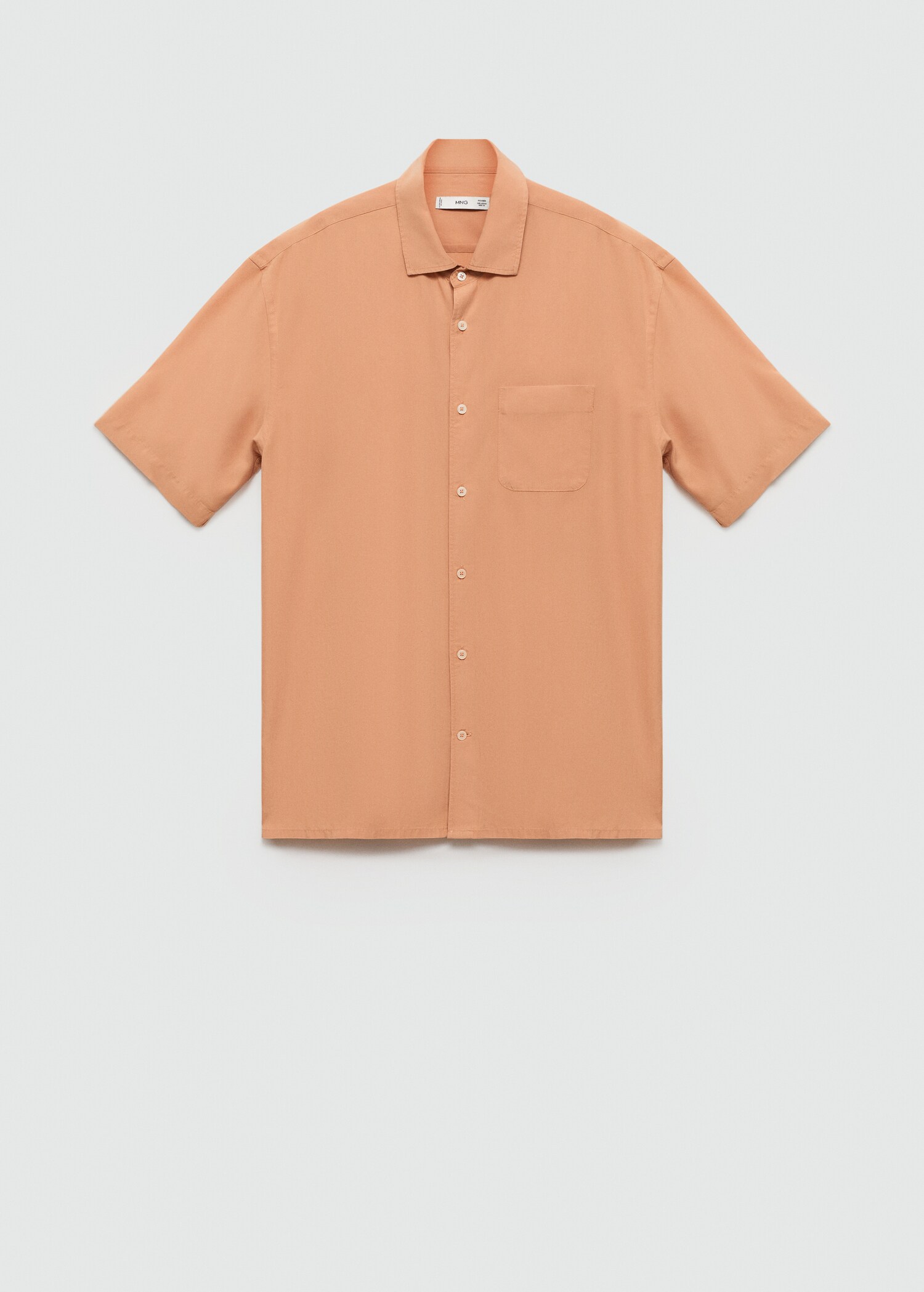 Relaxed-fit 100% Tencel shirt - Article without model