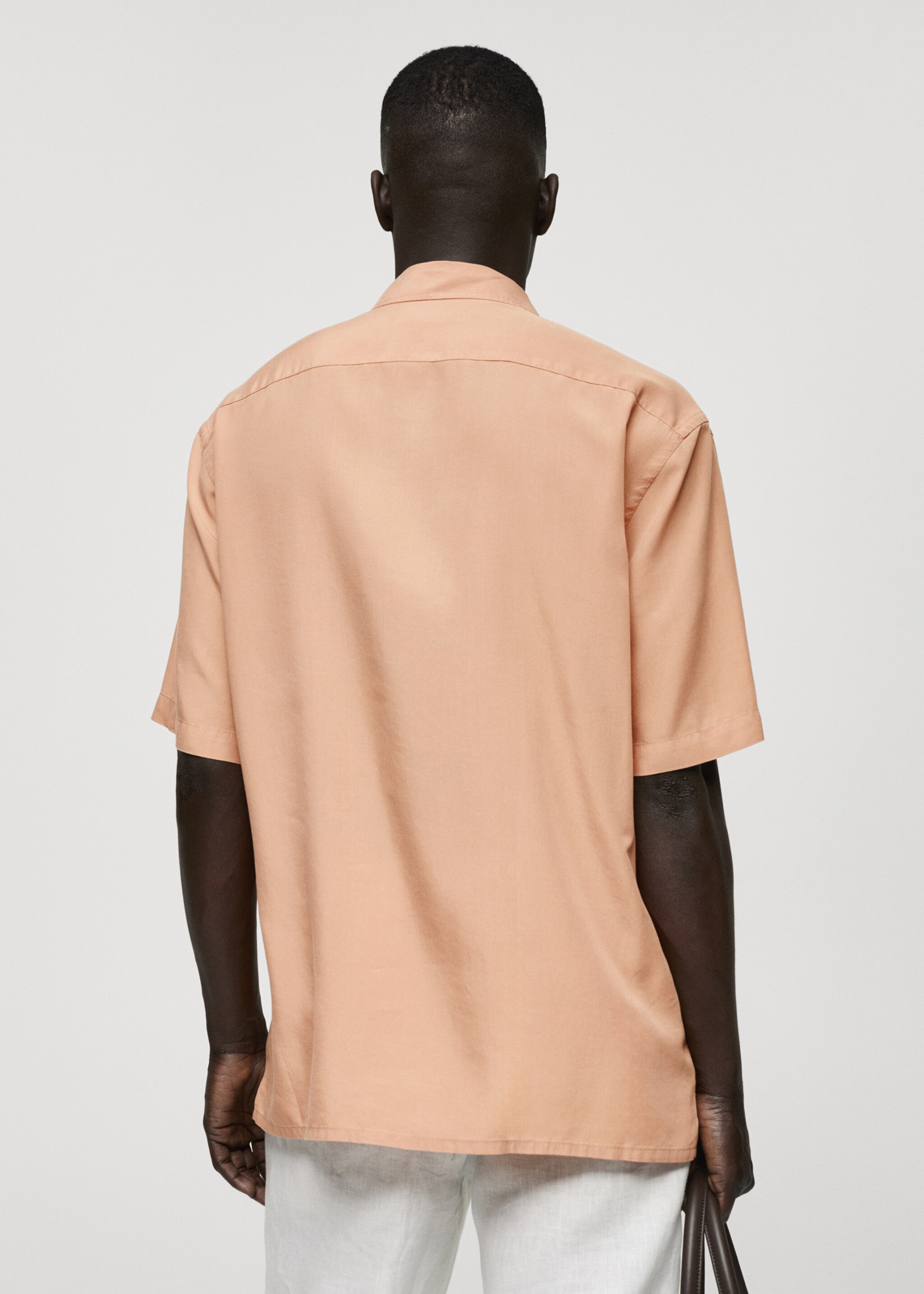 Relaxed-fit 100% Tencel shirt - Reverse of the article