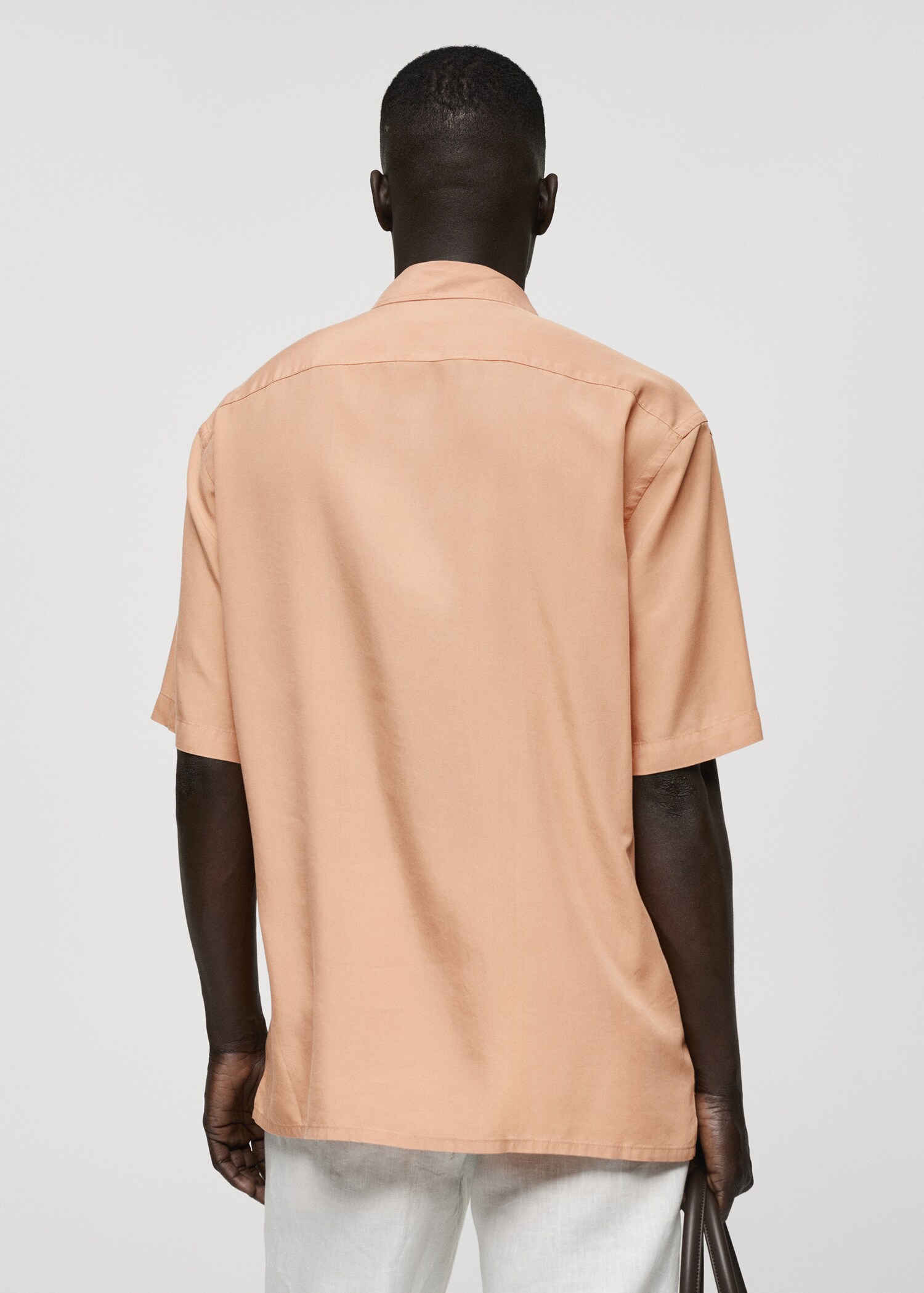 Relaxed-fit 100% Tencel shirt - Reverse of the article