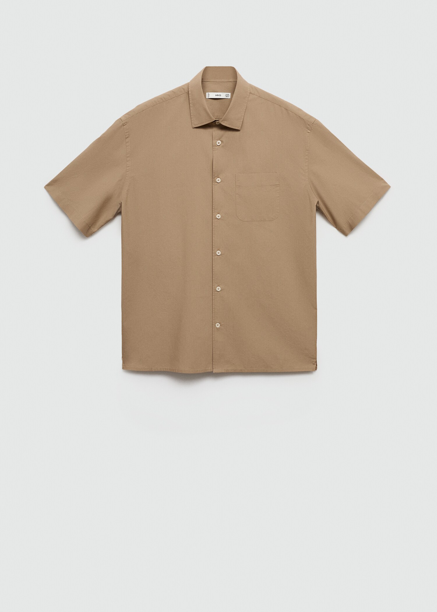 Tencel™™ cotton shirt with pocket - Article without model