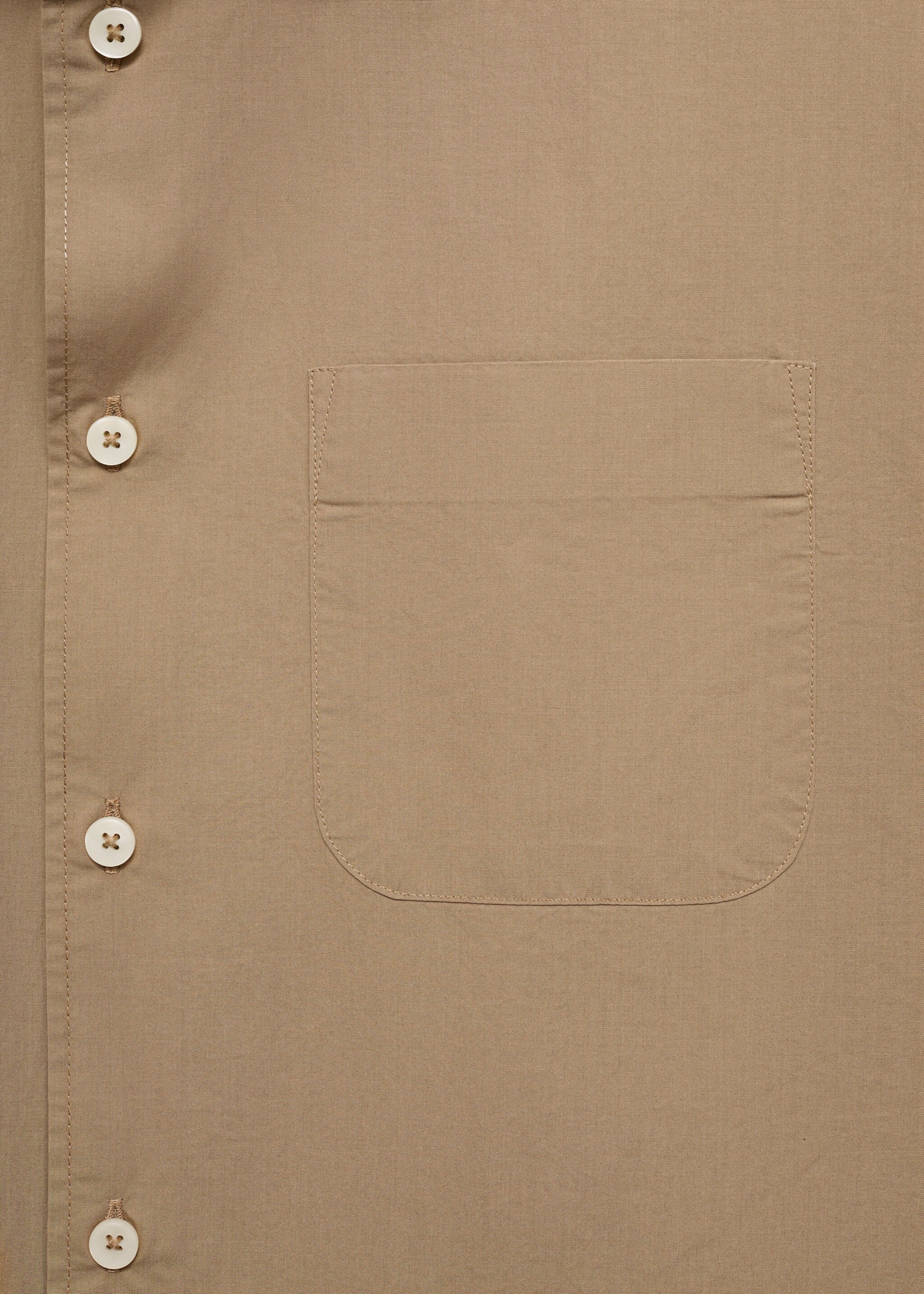 Tencel™ katoenen overhemd met zak - Detail van het artikel 0