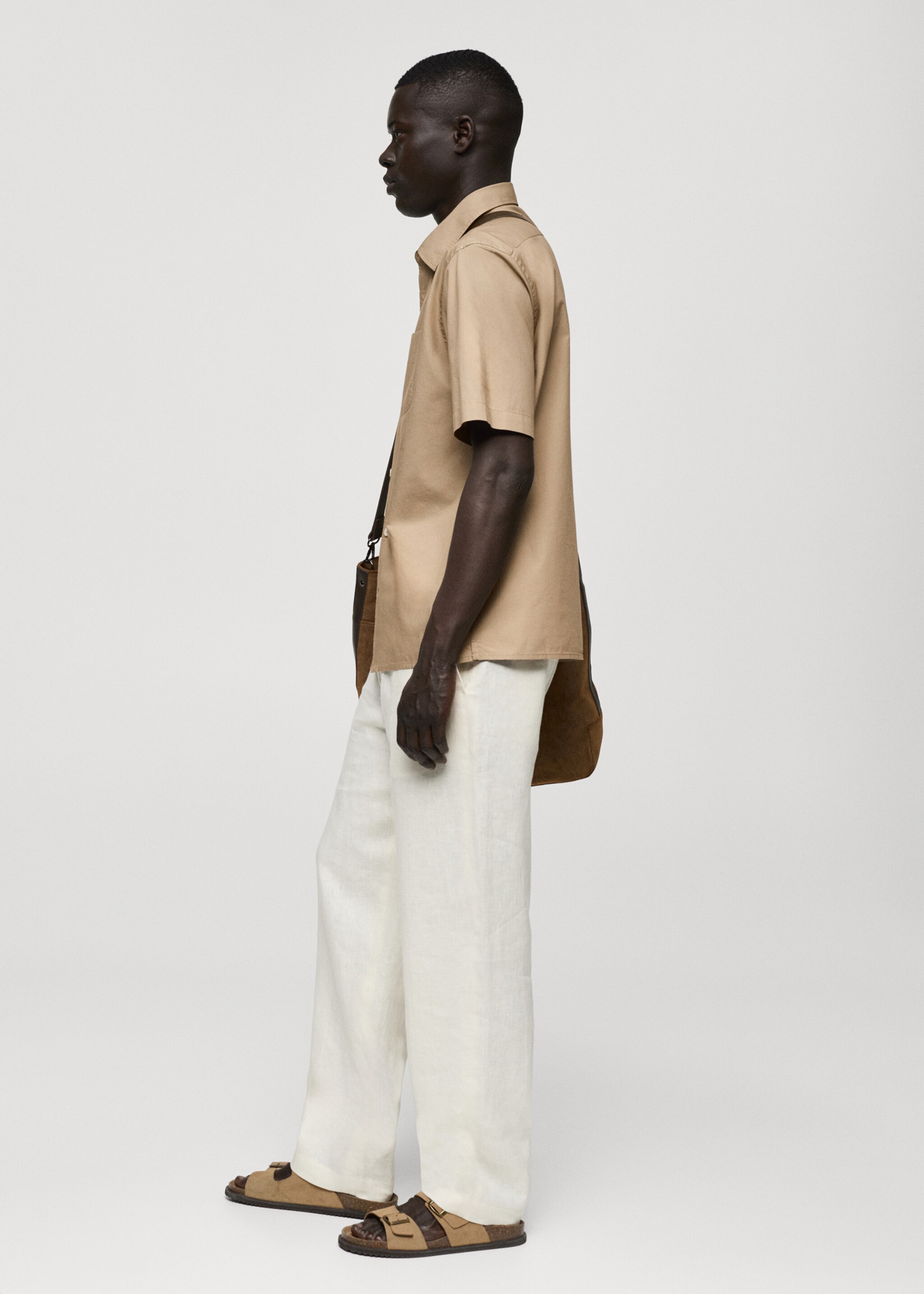 Tencel™ katoenen overhemd met zak - Detail van het artikel 2