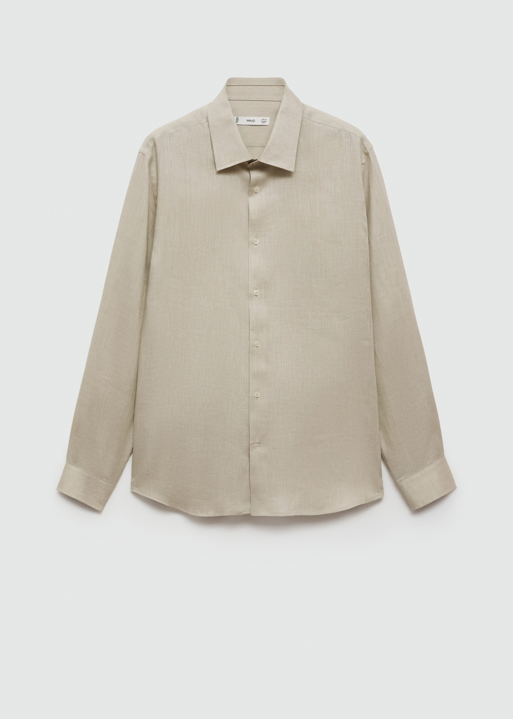 Camisa de 100% linho regular fit - Artigo sem modelo