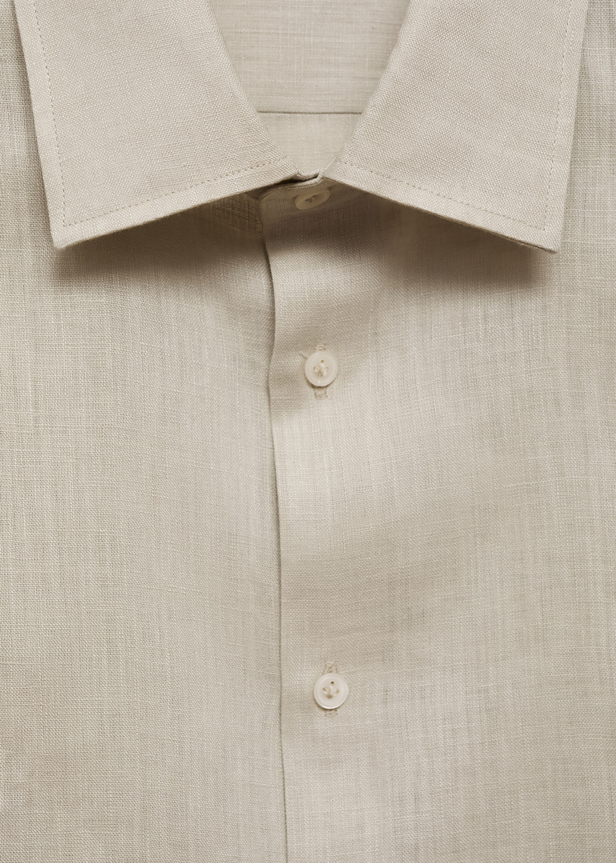 Camisa de 100% linho regular fit - Pormenor do artigo 8