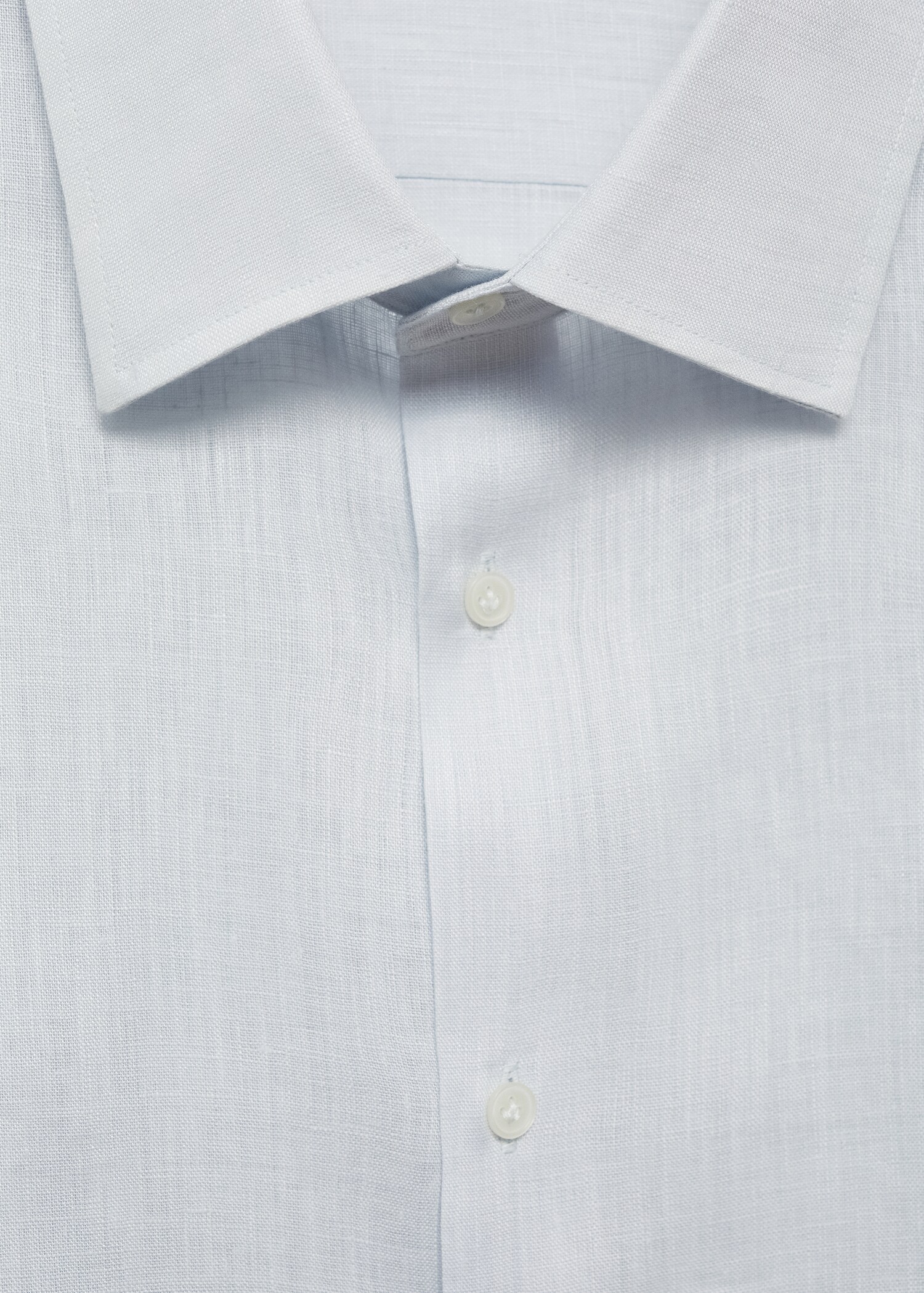 Regular Fit-Hemd aus 100 % Leinen - Detail des Artikels 8