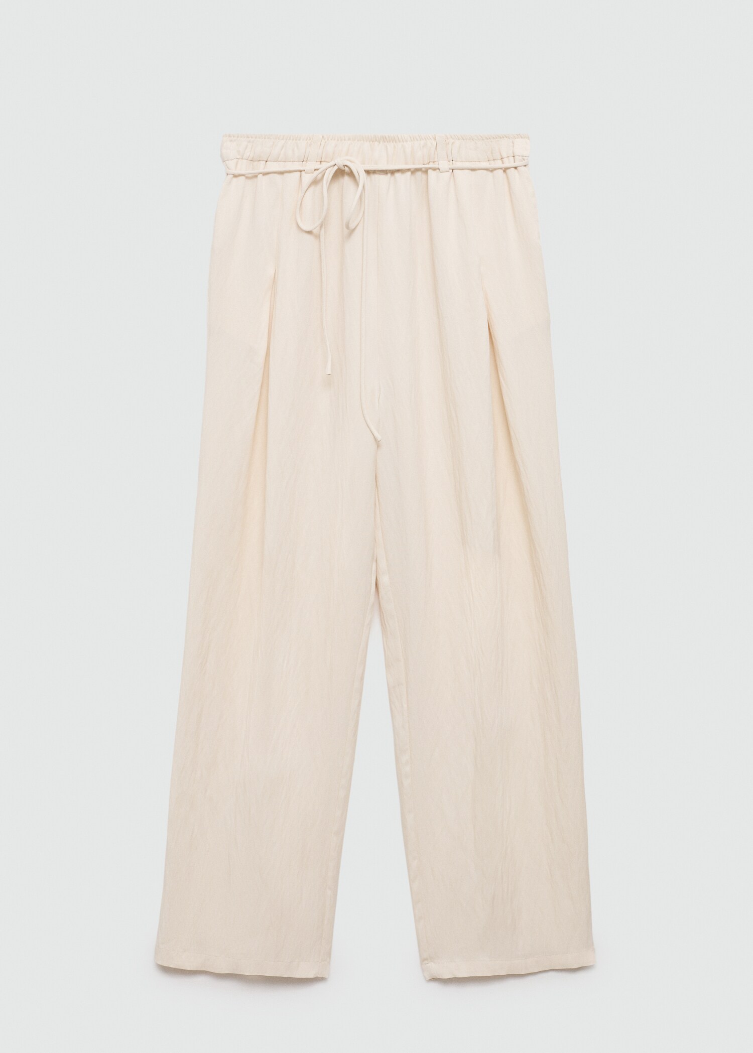 Straight lyocell trousers - Article without model