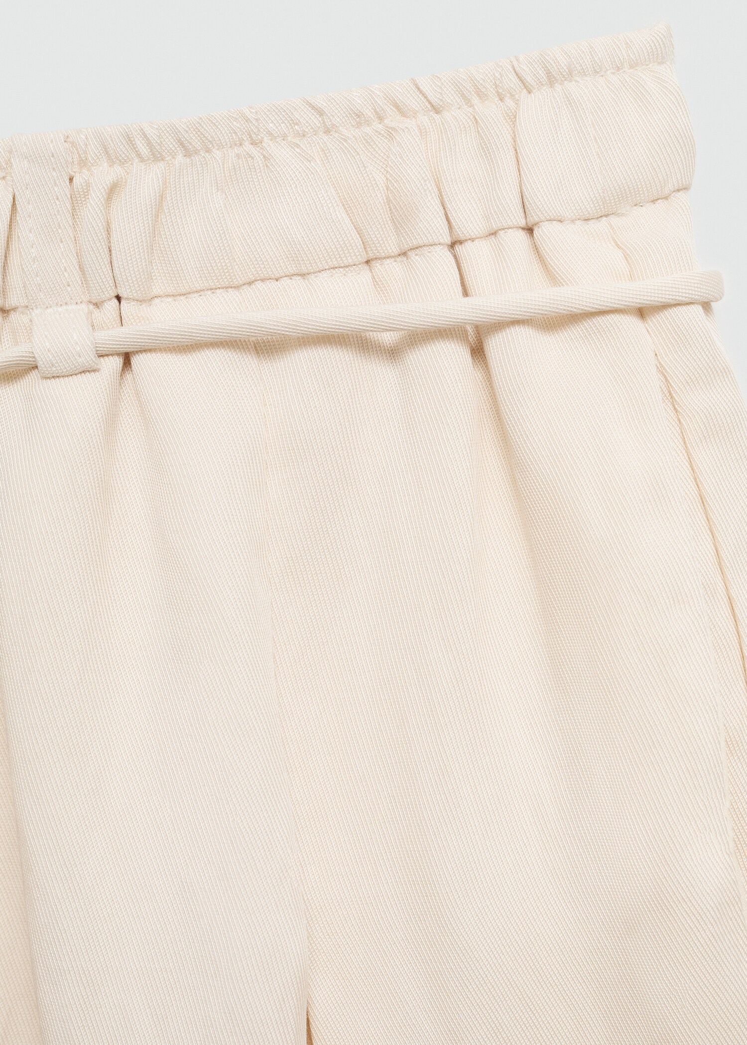 Straight lyocell trousers - Details of the article 8