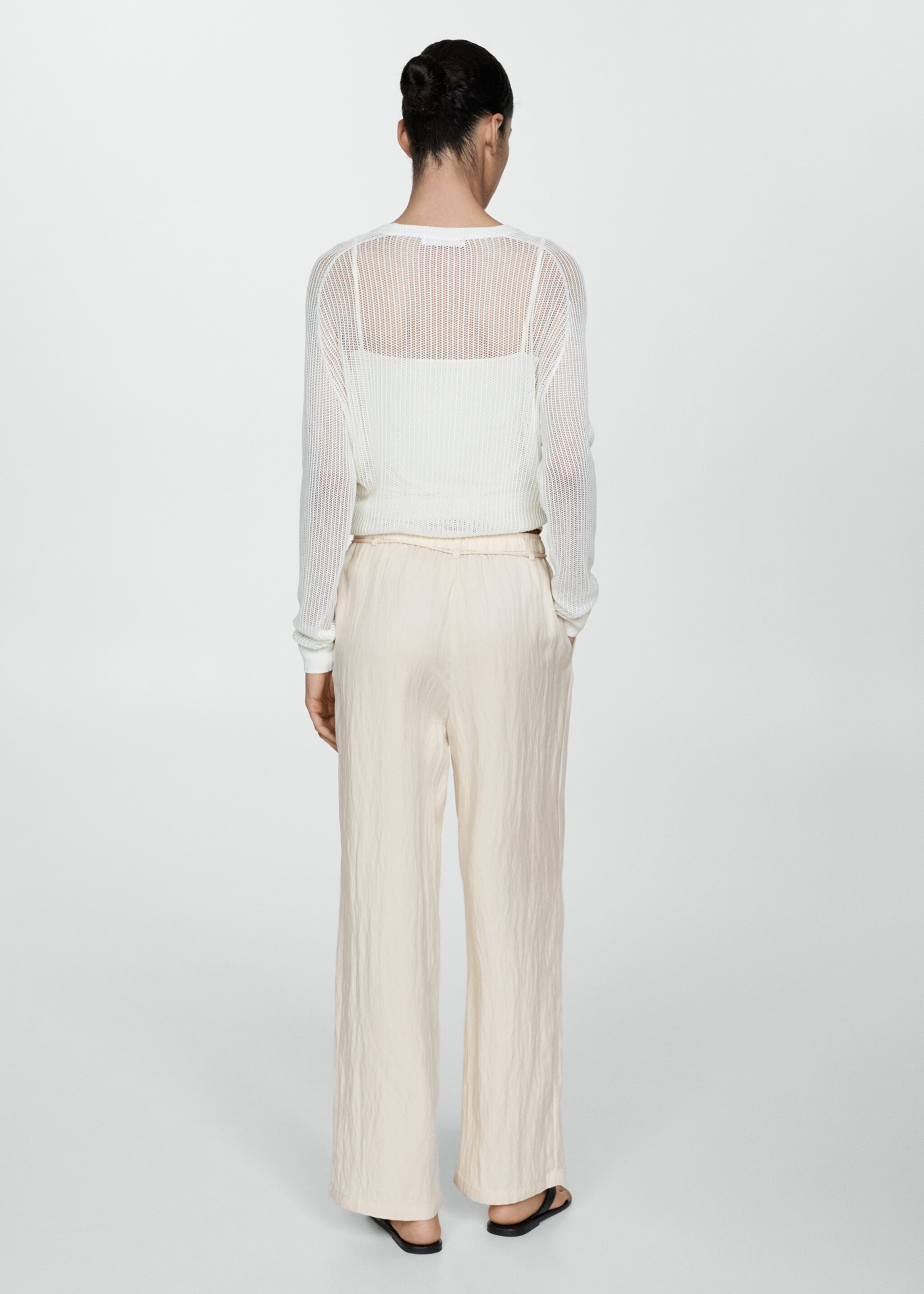Pantalon Lyocell droit - Verso de l’article