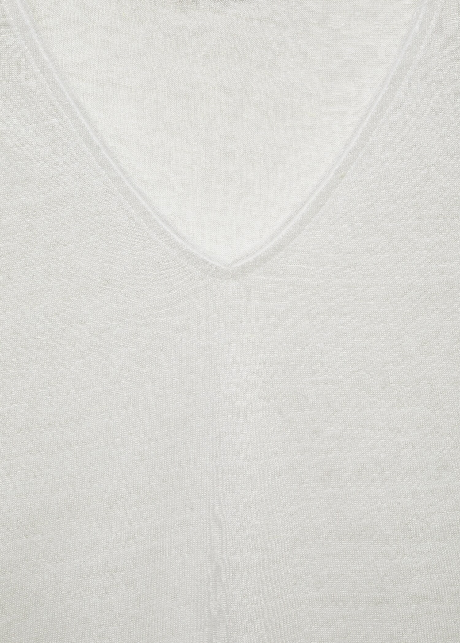 Kurzärmliges Leinen-T-Shirt - Detail des Artikels 8
