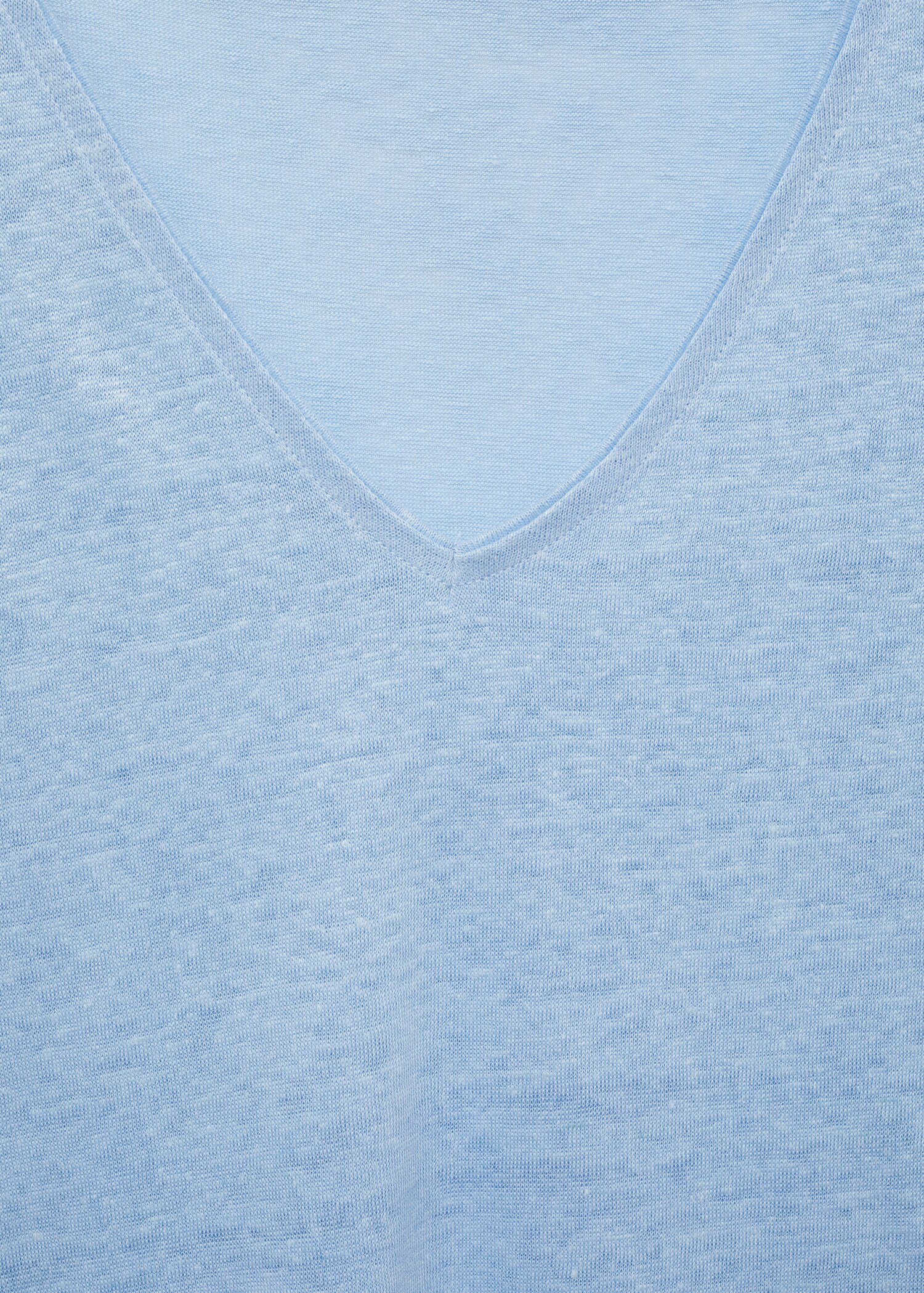 Kurzärmliges Leinen-T-Shirt - Detail des Artikels 8