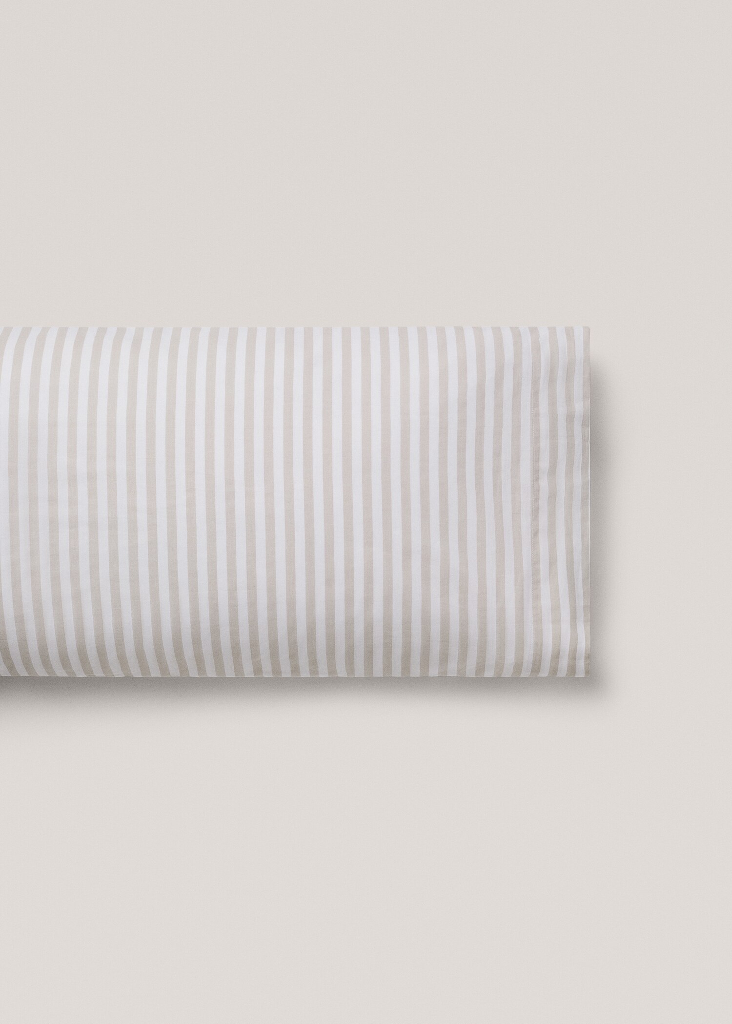 Gestreifter Kopfkissenbezug 45 x 110 cm - Artikel ohne Model