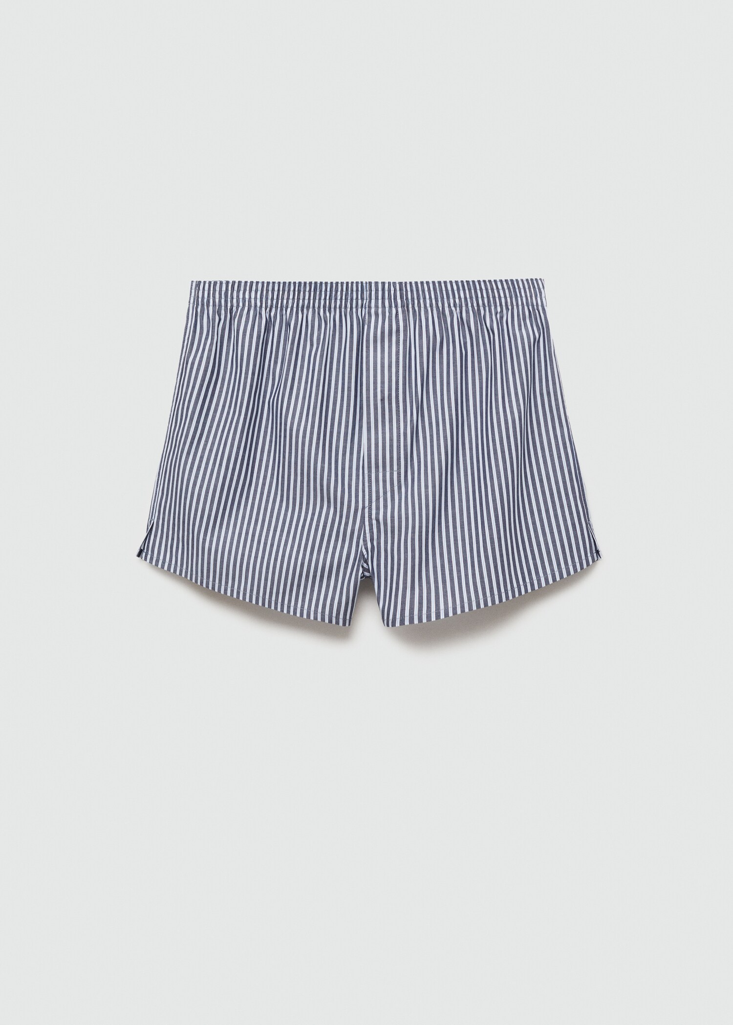 Striped printed cotton briefs - Article without model