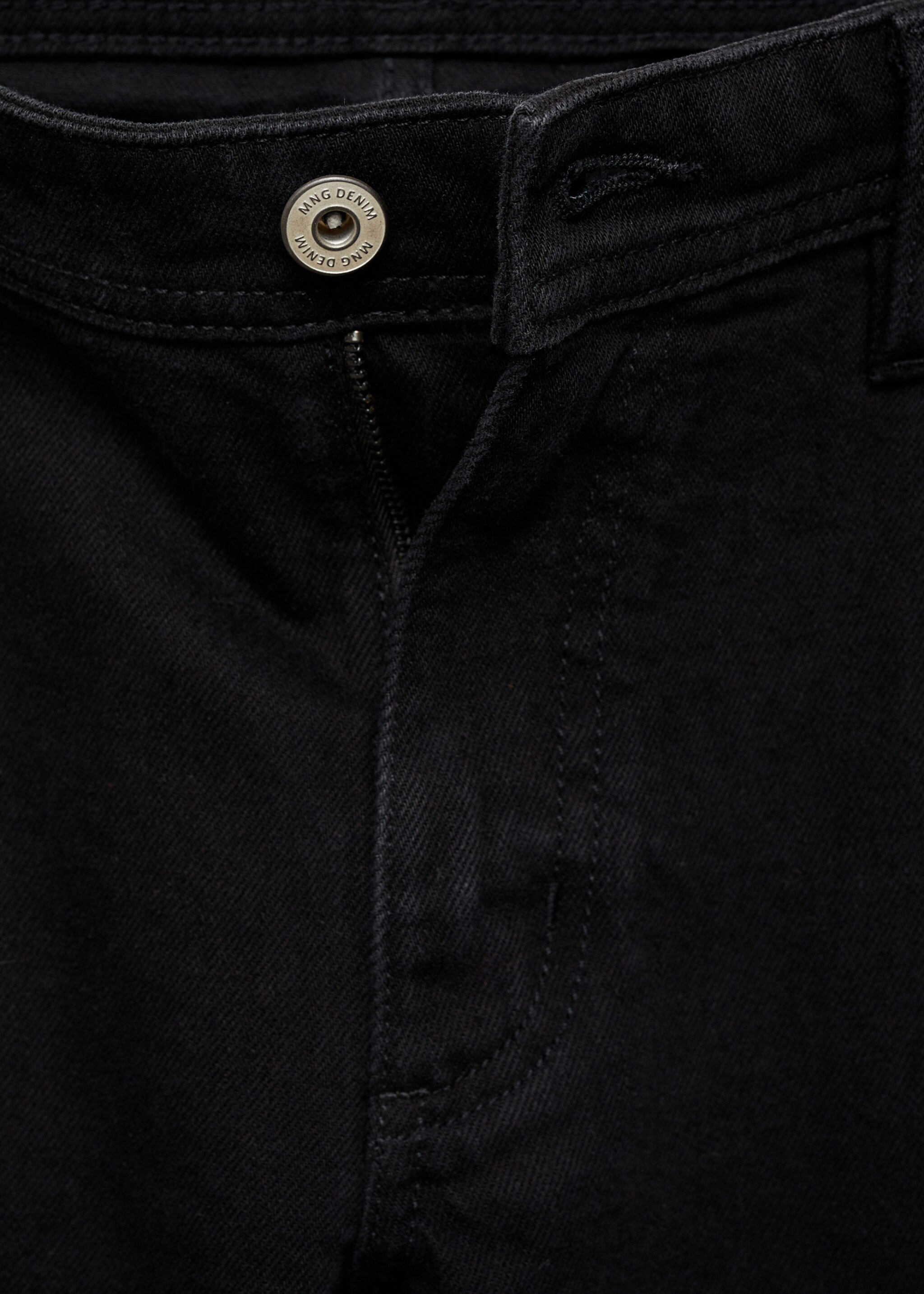 Jan slim-fit jeans - Details of the article 8, Black denim. Ref: 77020596-00.