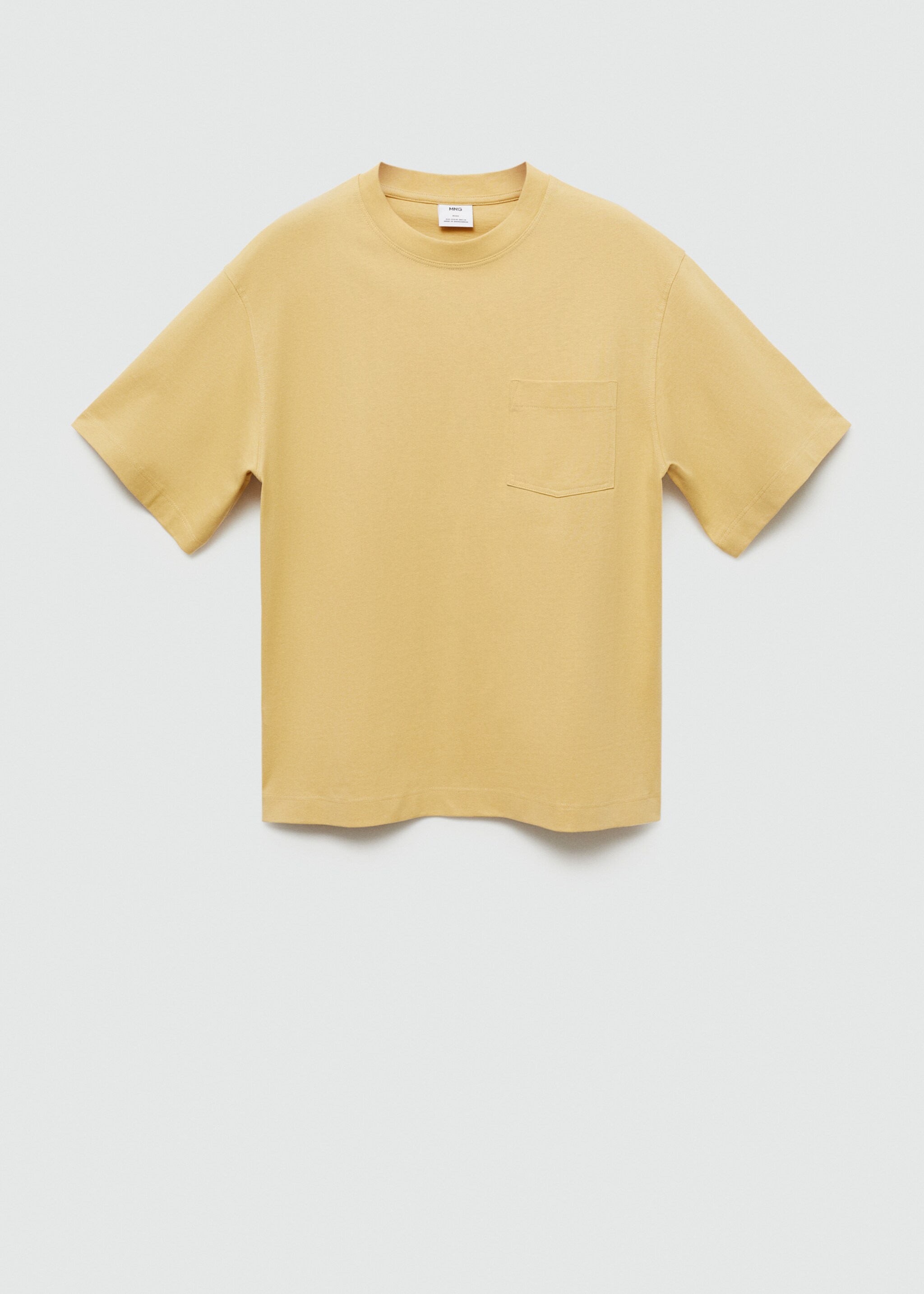 T-shirt de 100% algodão com bolso - Artigo sem modelo