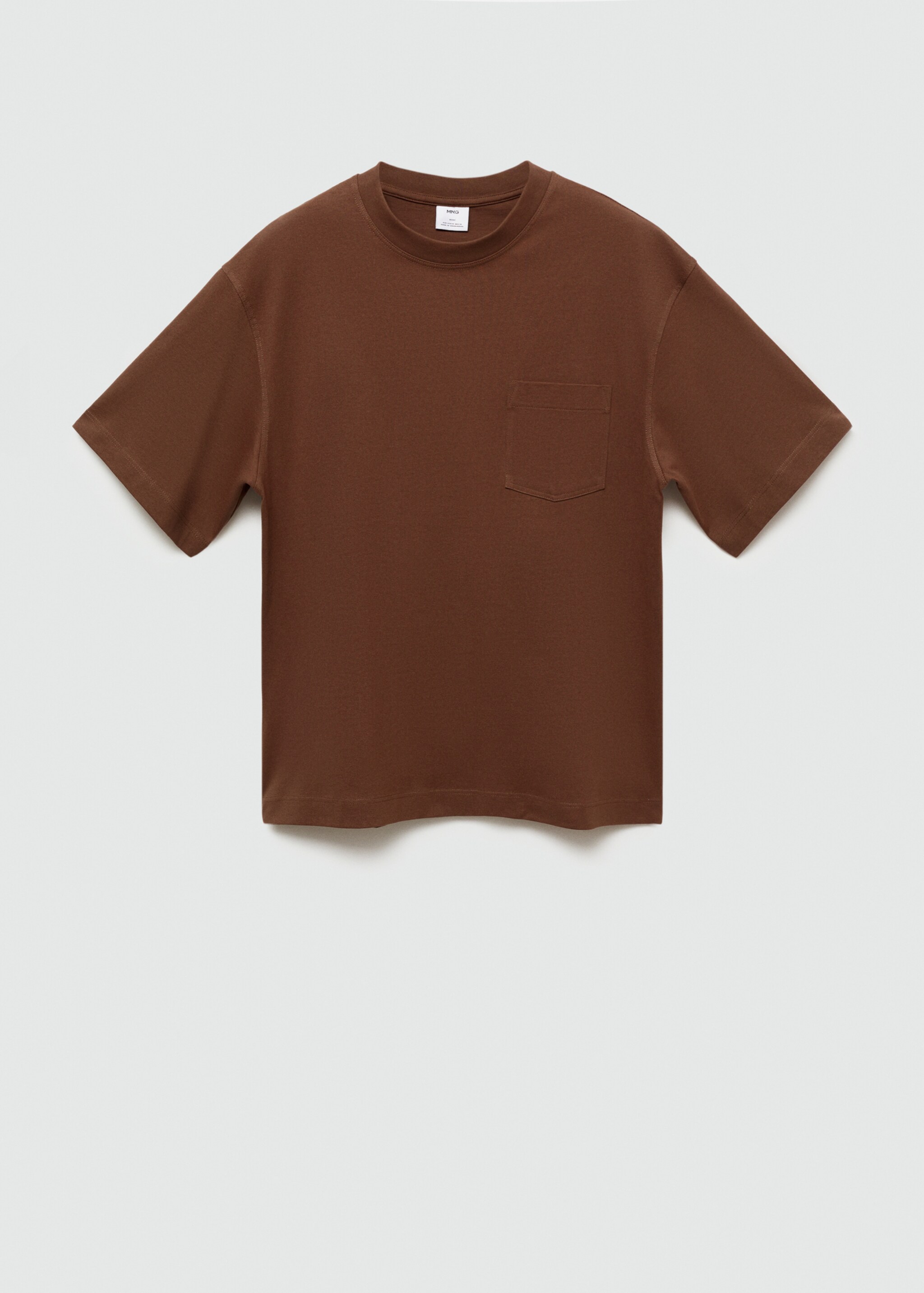 T-shirt de 100% algodão com bolso - Artigo sem modelo