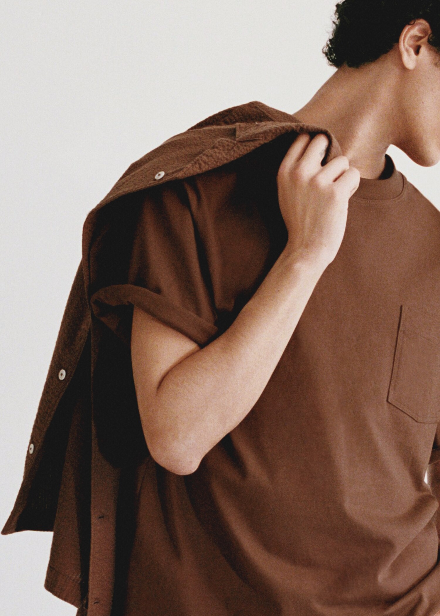 T-shirt met borstzak 100% katoen - Detail van het artikel 3