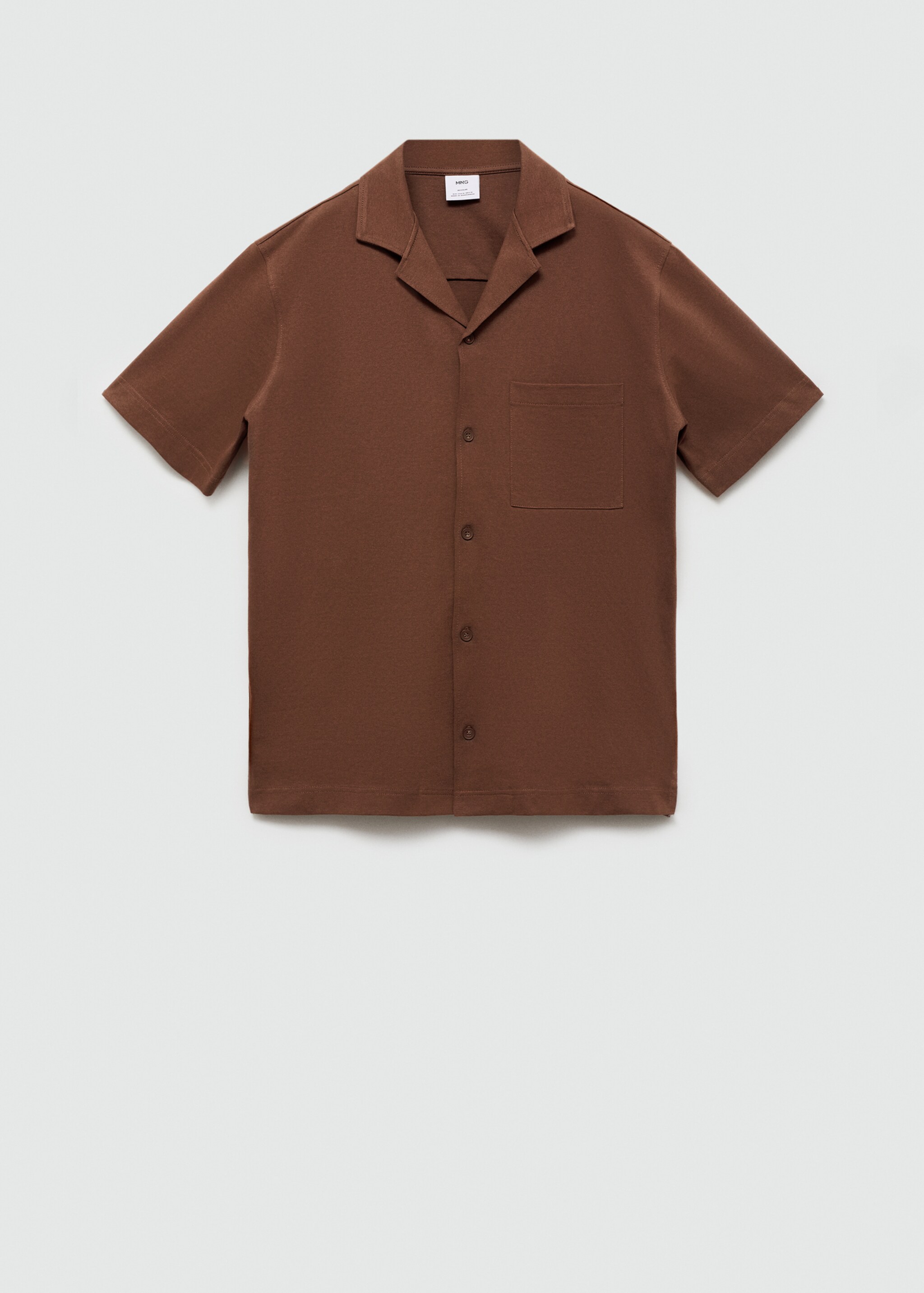 Regular-fit 100% cotton shirt - Article without model